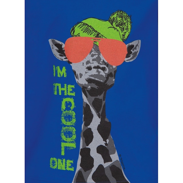 Entdecke Trigema T-Shirt »TRIGEMA Lässiges T-Shirt mit Giraffen-Motiv« auf