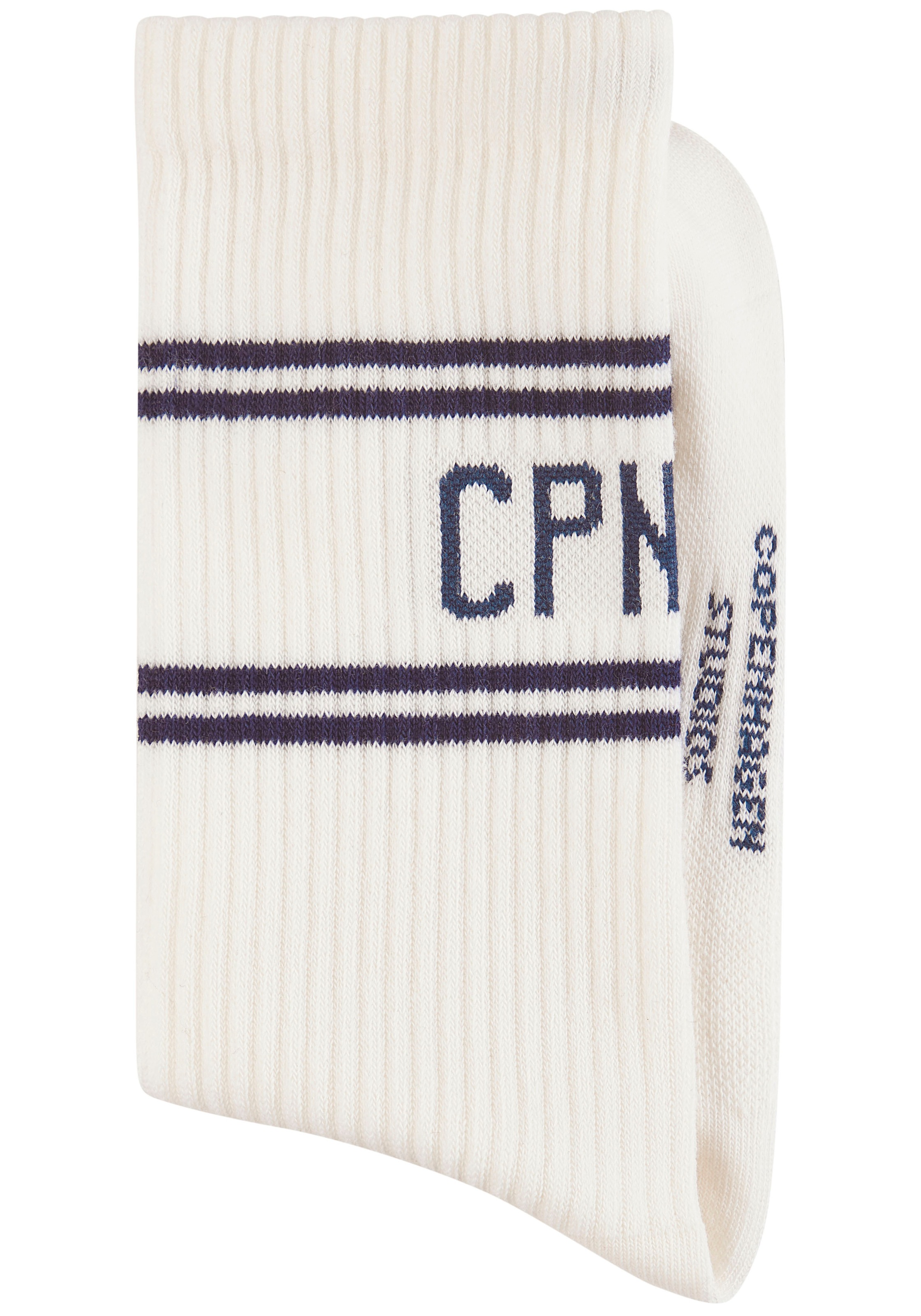 Copenhagen Studios Chaussettes longues Packung, 2 cuis tlg. mit Pikeé-Struktur unter der Sohle
