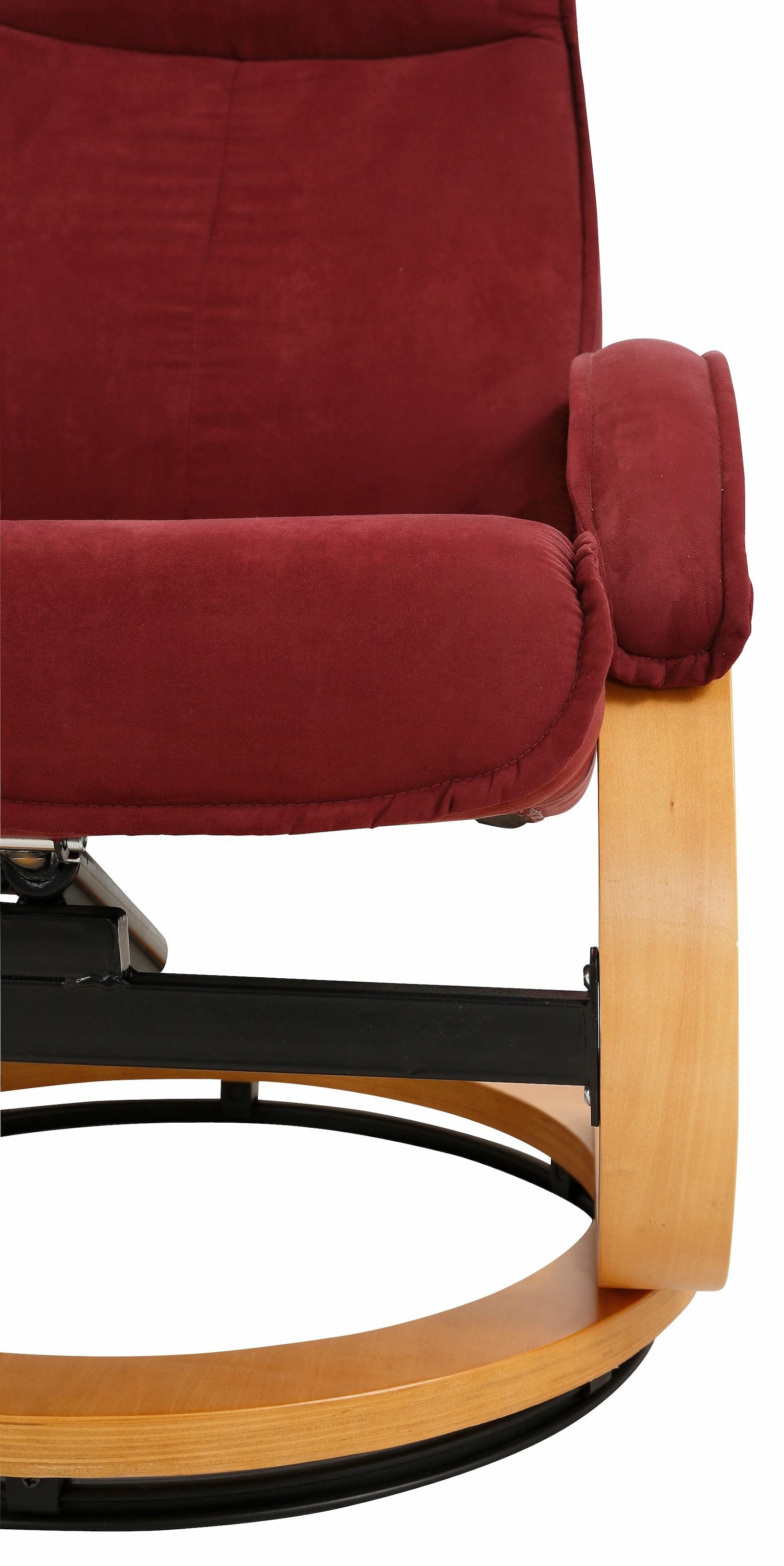 Home affaire Relaxsessel »Paris, TV-Sessel mit Hocker und manueller Liegefunktion«, (Set, 2 St., bestehend aus Sessel und Hocker), Dreh- und Kippfunktion