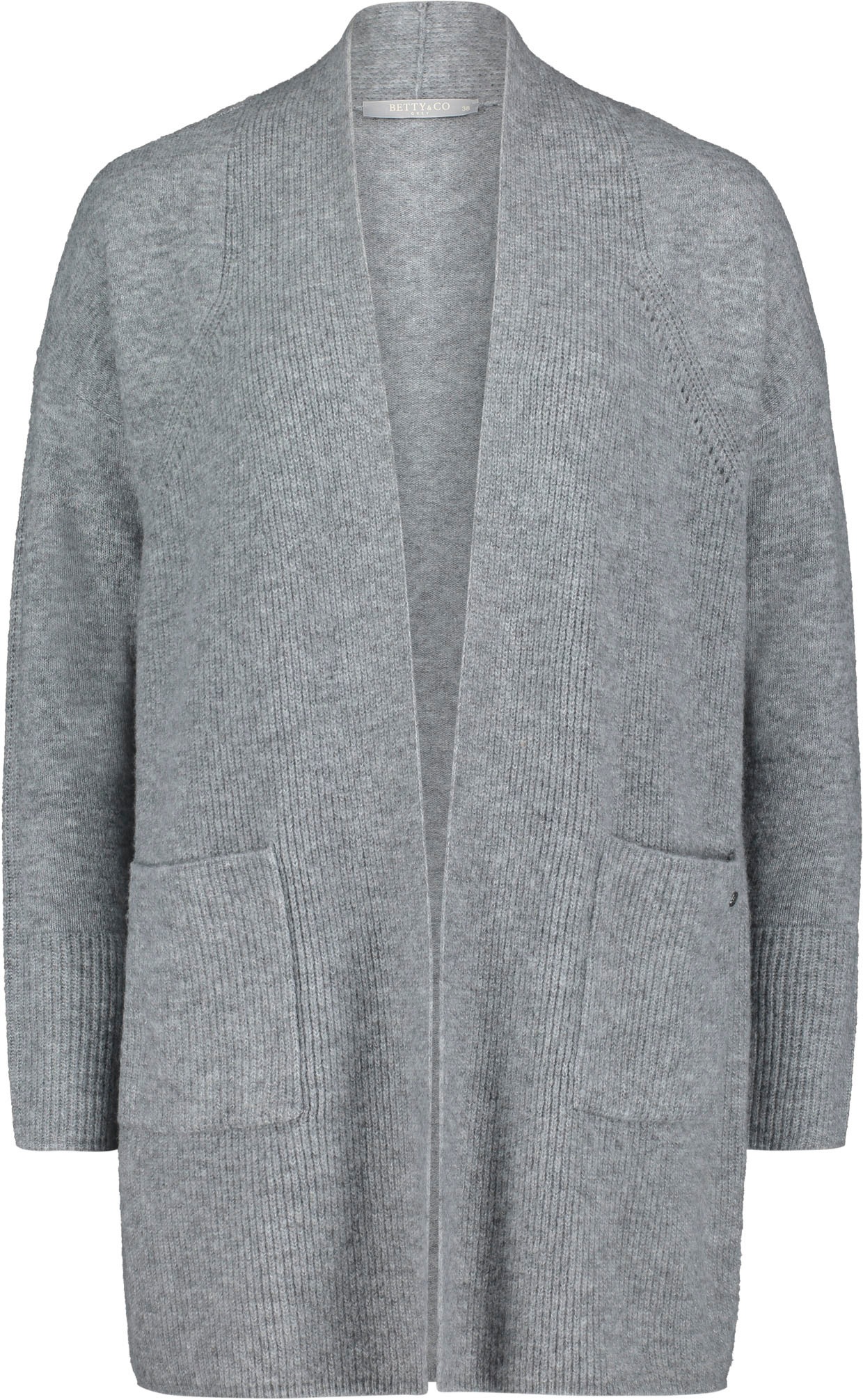 Image of Betty&Co Longstrickjacke, mit Schalkragen und Melange - Effekt bei Ackermann Versand Schweiz