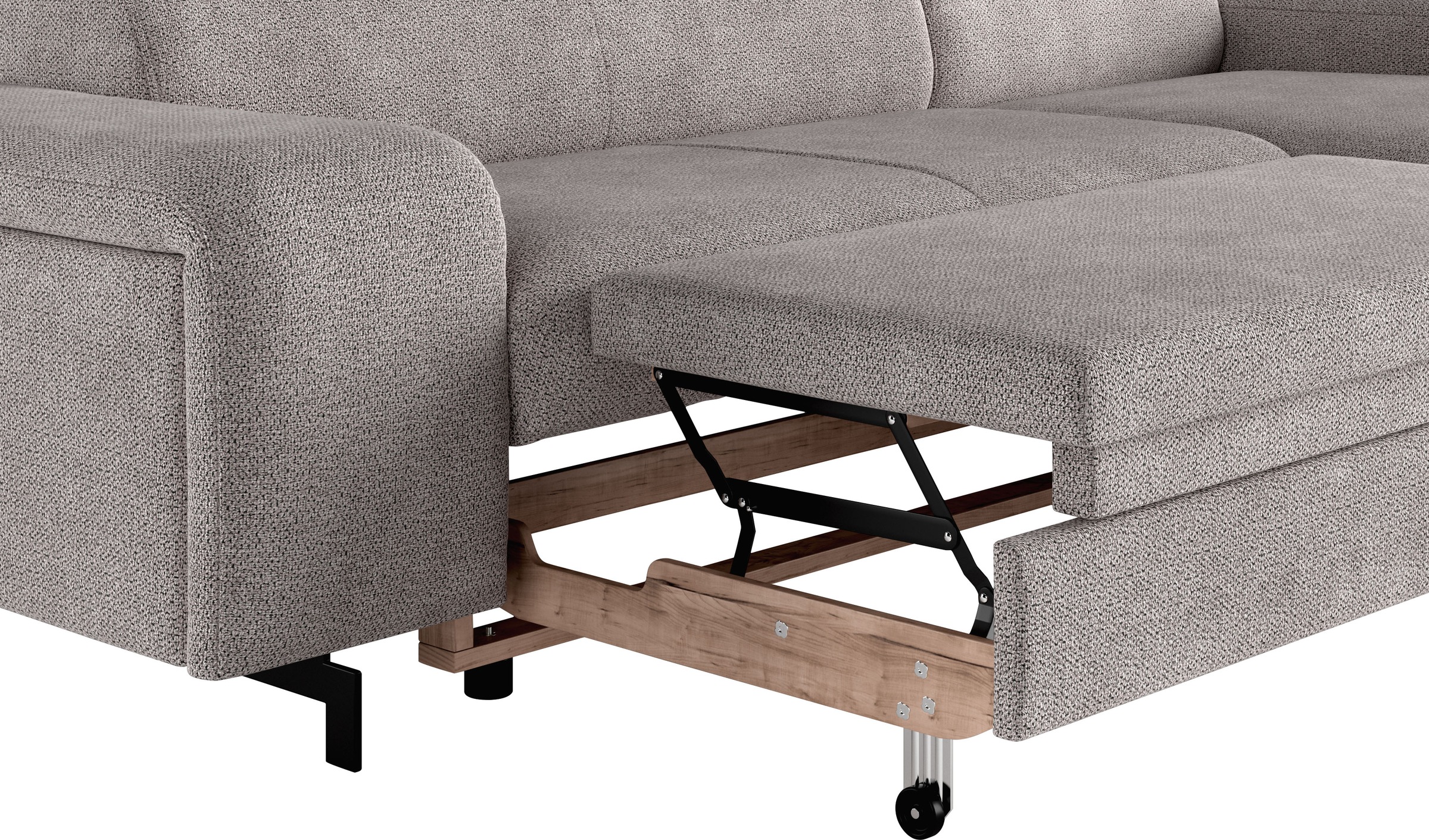 COTTA Ecksofa »Emma L-Form«, mit Kopfteilverstellung, wahlweise mit Bettfunktion & Bettkasten