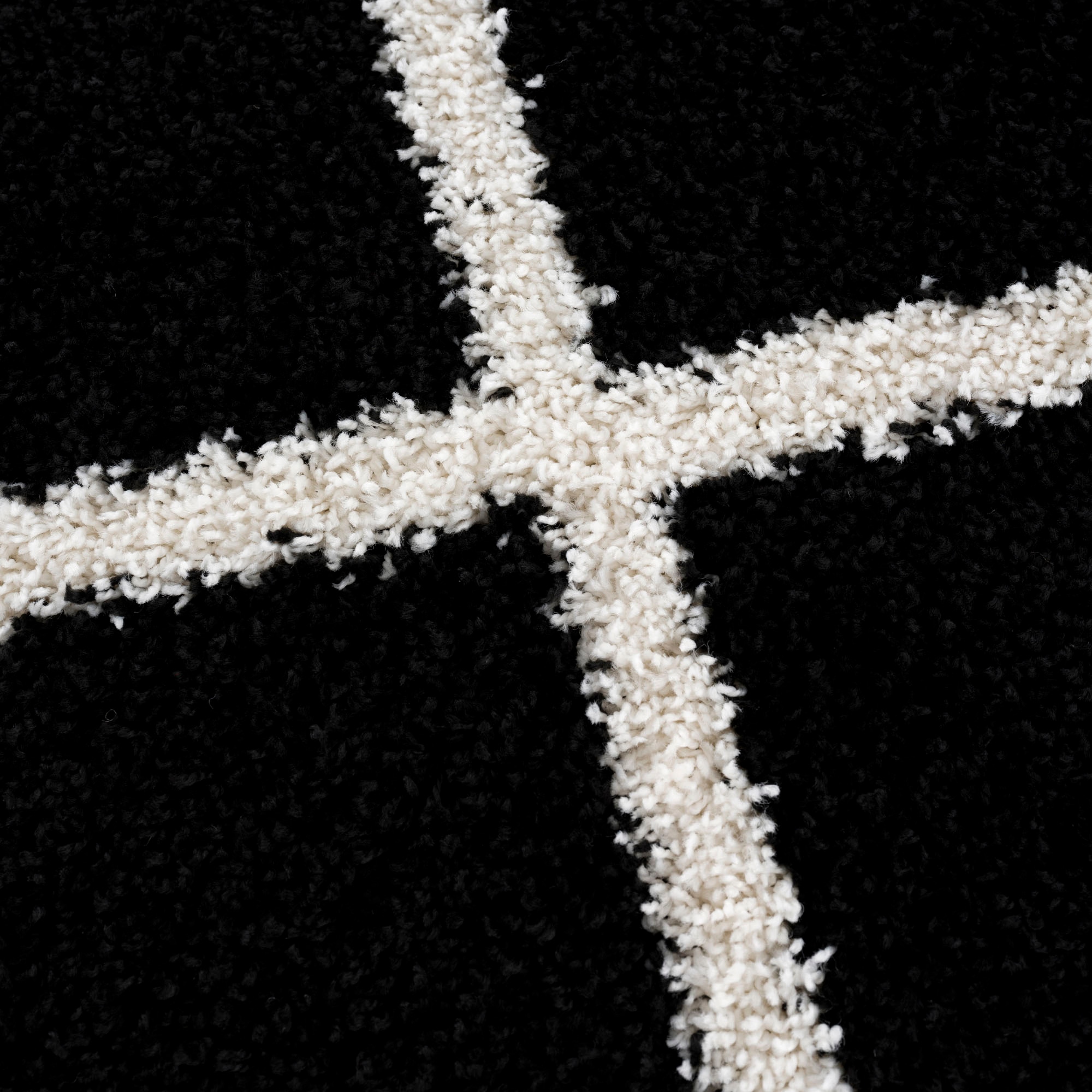 Sanat Hochflor-Teppich »Madrid«, rechteckig, 30 mm Höhe, Wohnzimmer, Langflor, Shaggy Teppich