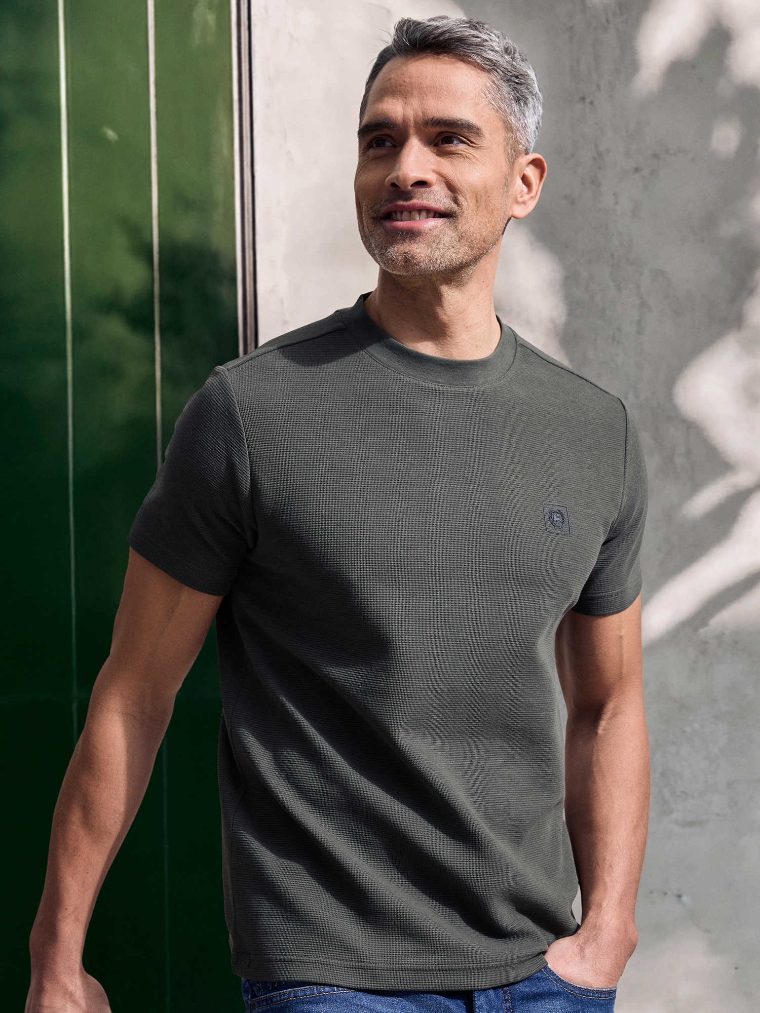 LERROS T-shirt »Herren T-Shirt in Strukturqualität«