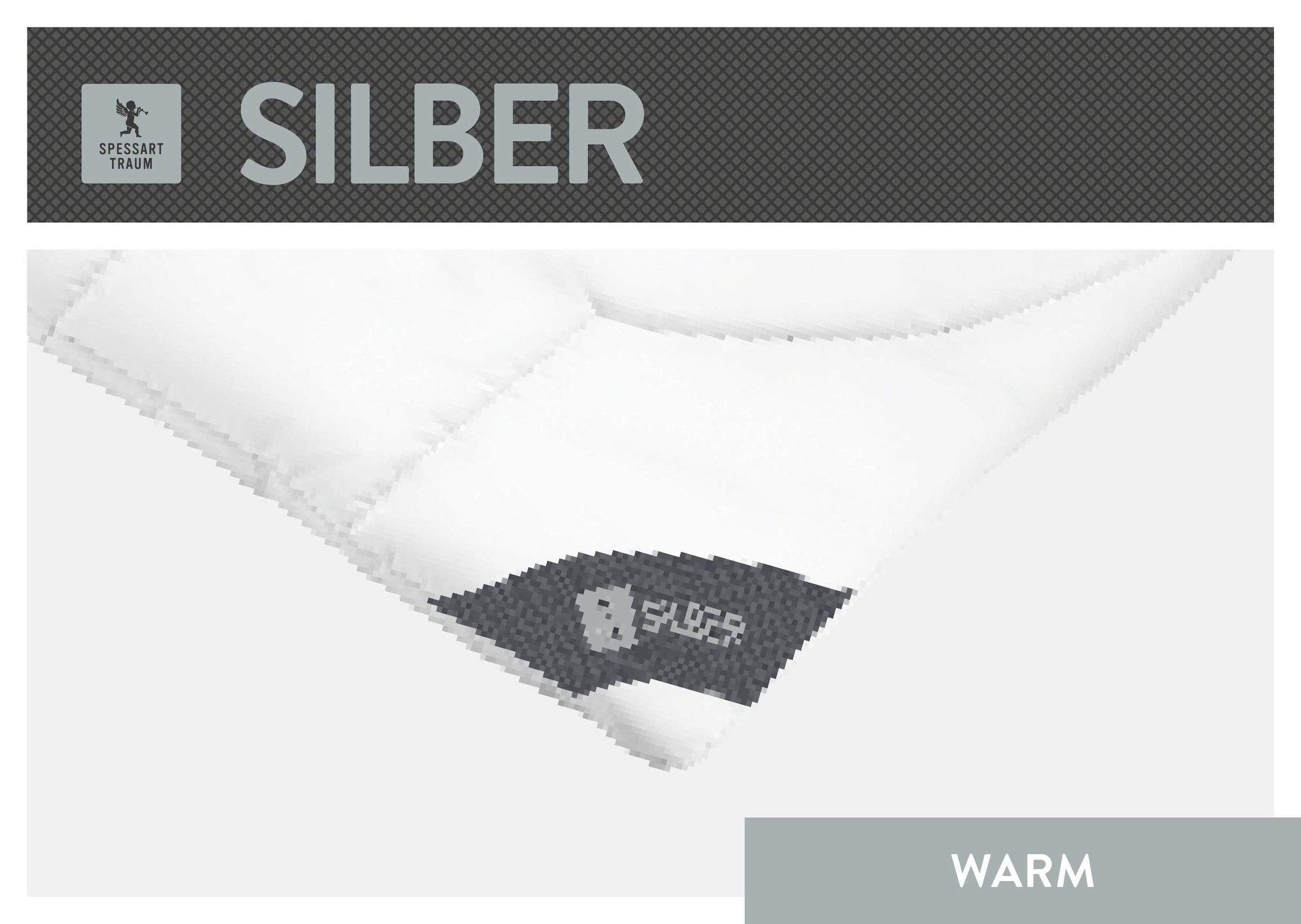 Image of SPESSARTTRAUM Baumwollbettdecke "Silber" warm 1 Stk. tlg. hergestellt in Deutschland, allergikerfreundlich