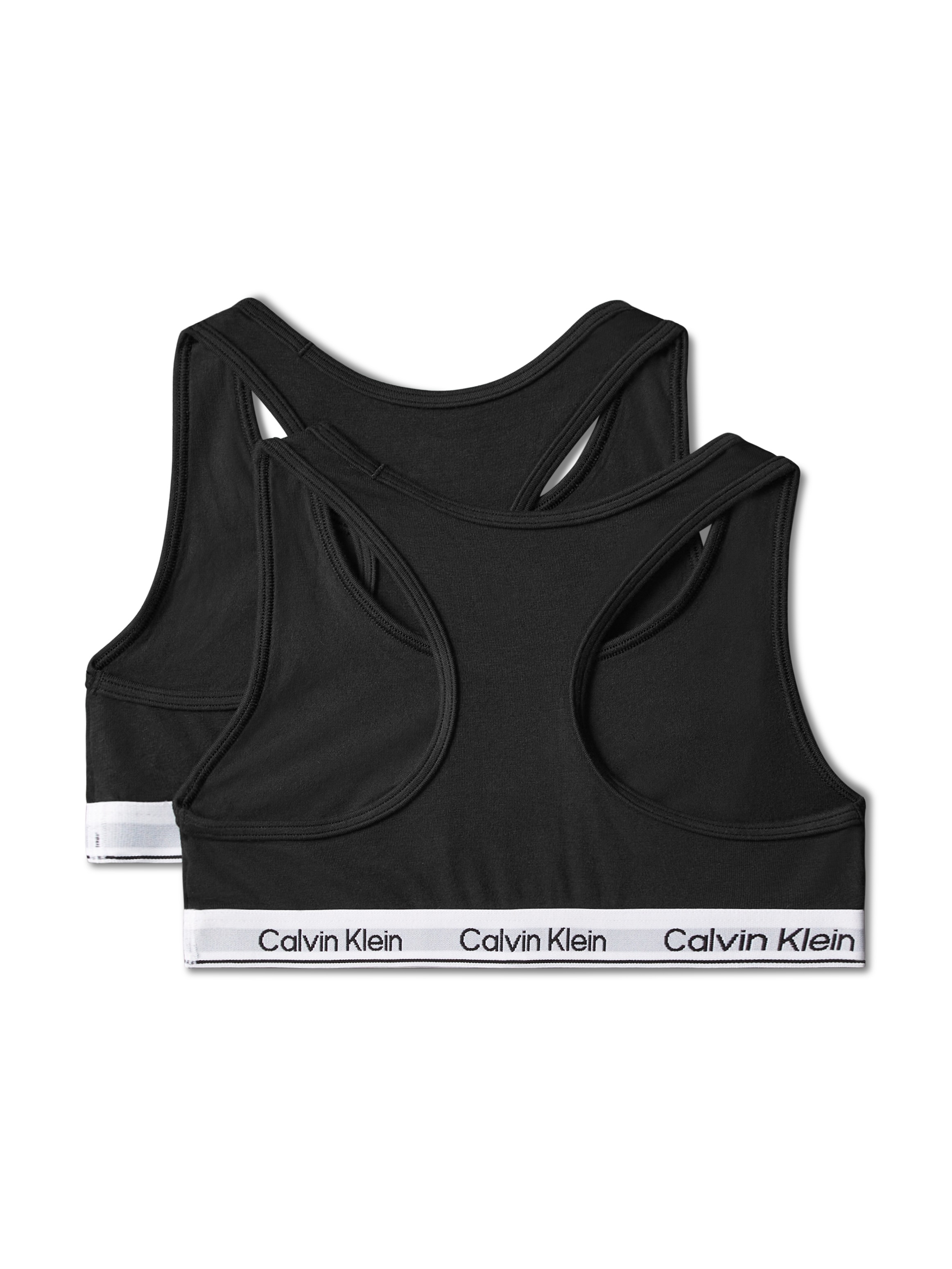 Calvin Klein Underwear Brassière »2PK BRALETTE« Paquet, pack de 2, 2 cuis avec ceinture logo