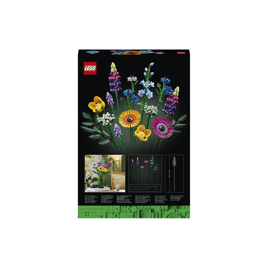 LEGO® Spielbausteine »Wildblumenstrauss 10313«, (939 St.)