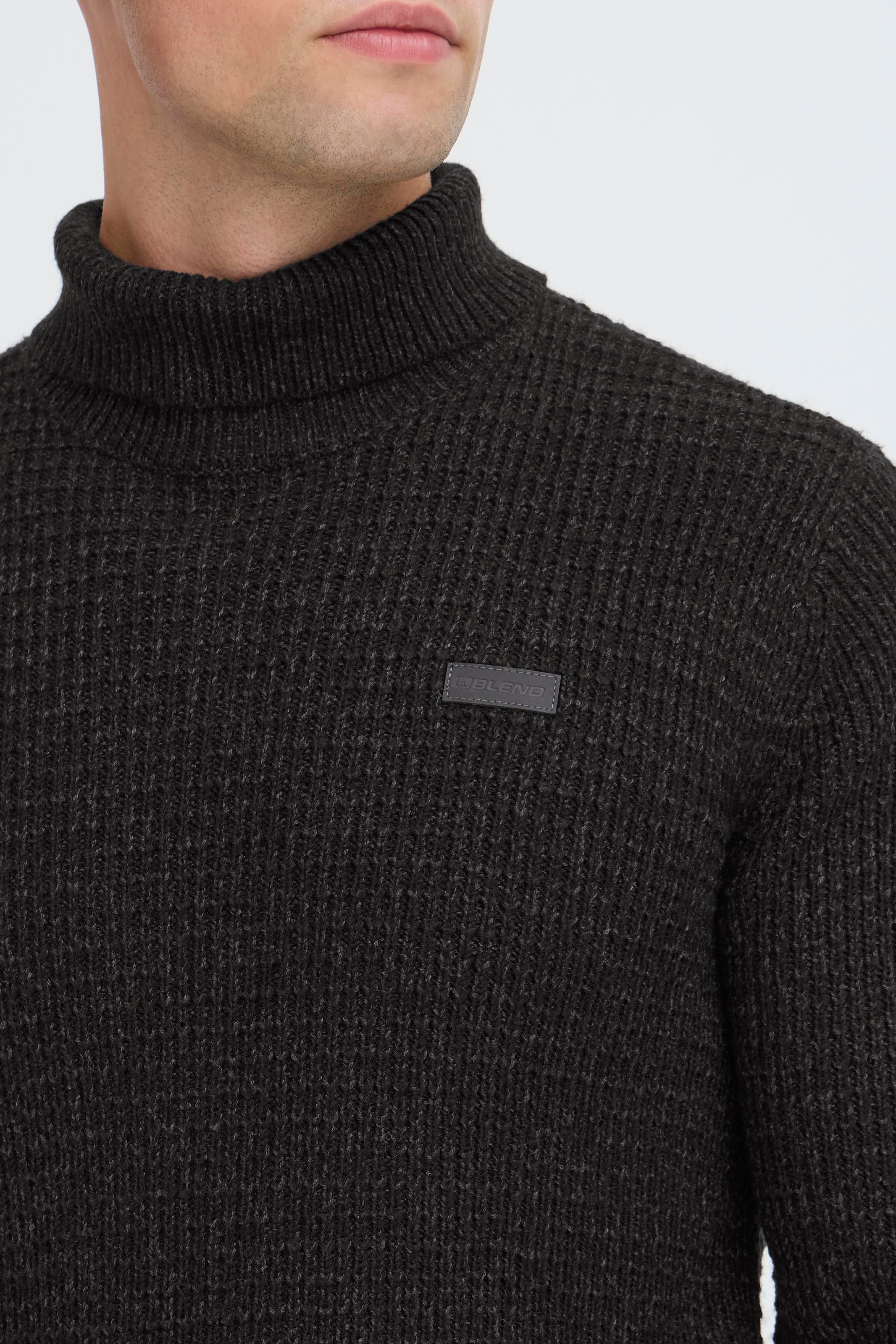 Blend Pull à col roulé »BHPATTA« coton, coupe régulière