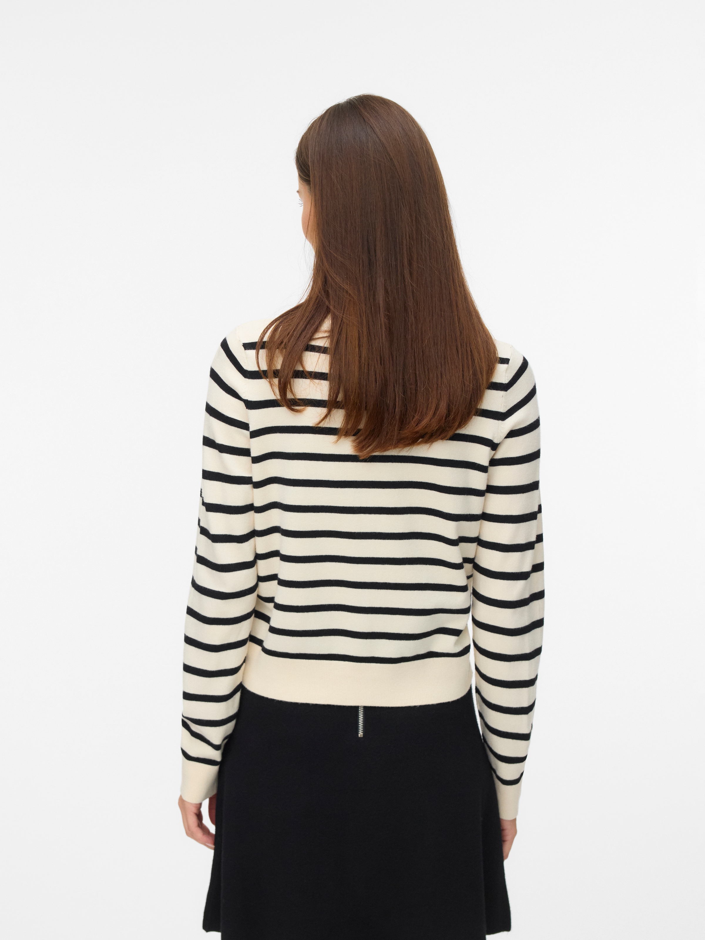 Vero Moda Veste en tricot »VMSABA PLAIN LS O-NECK CARDIGAN NOOS«