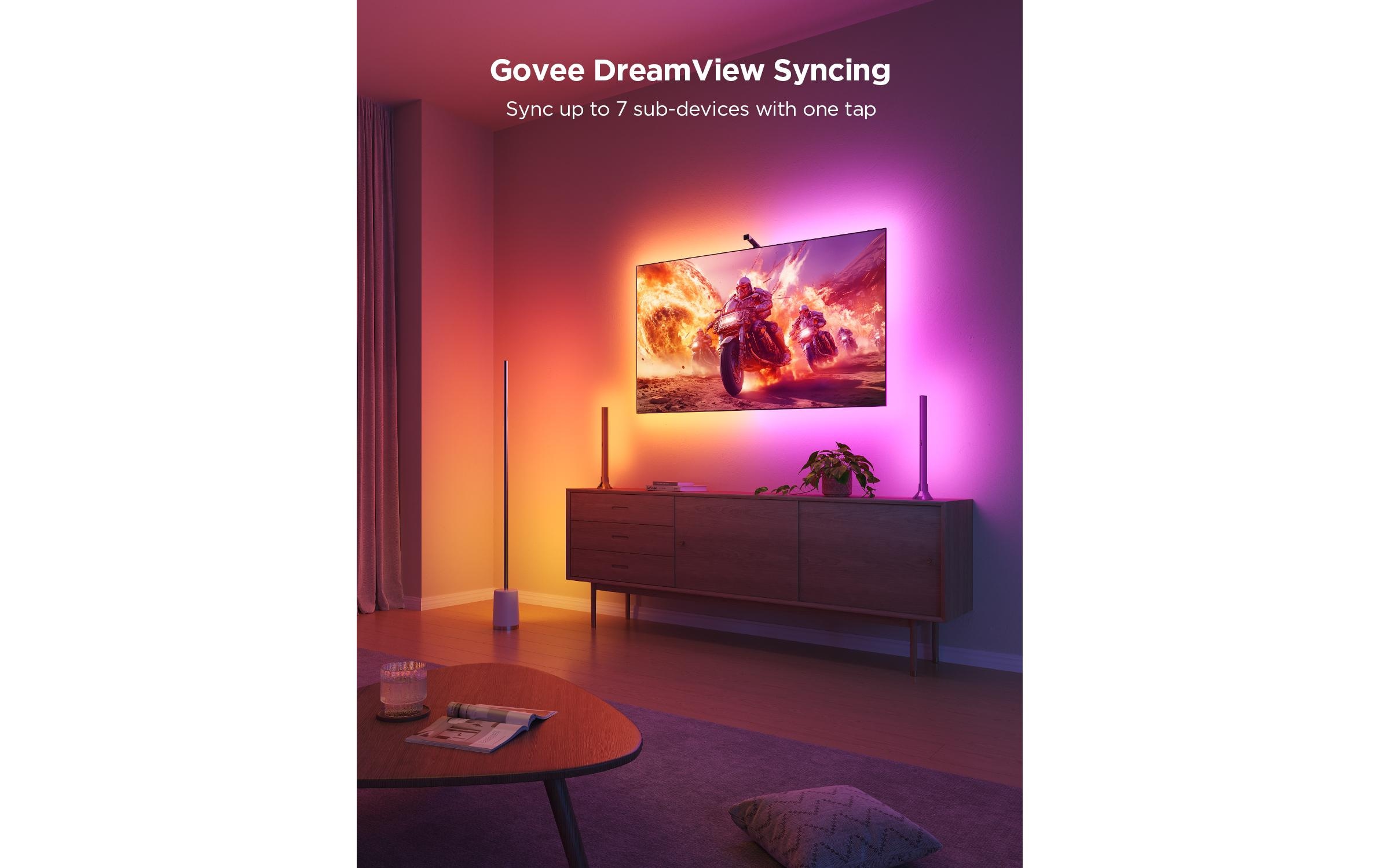 Govee LED-Streifen »T3, 40-50, WiFi, BT, RGBICW«, 72 St.-flammig
