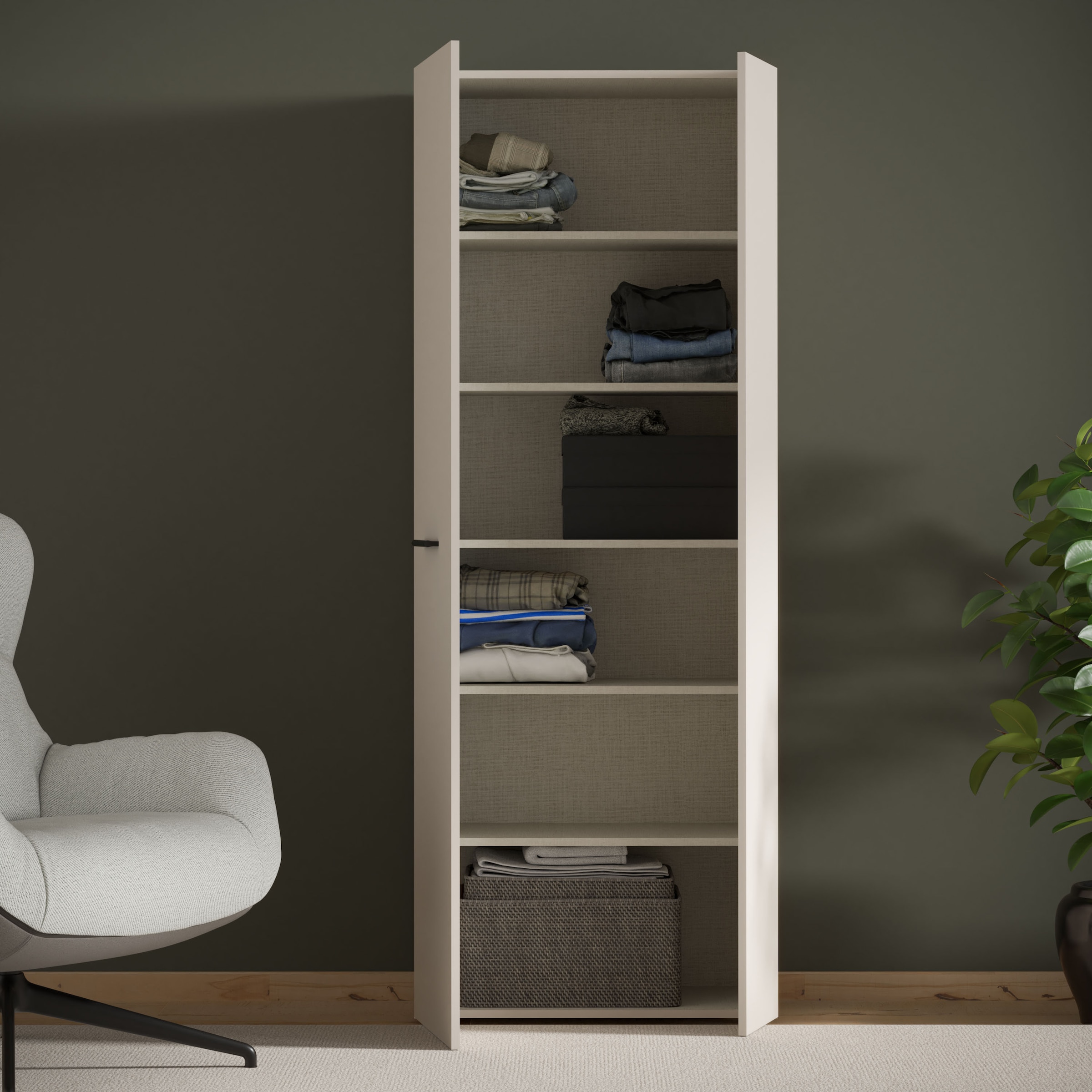 FORTE Armoire à chaussures »NET306« Armoire à chaussures, avec étagères incluses, différents décors
