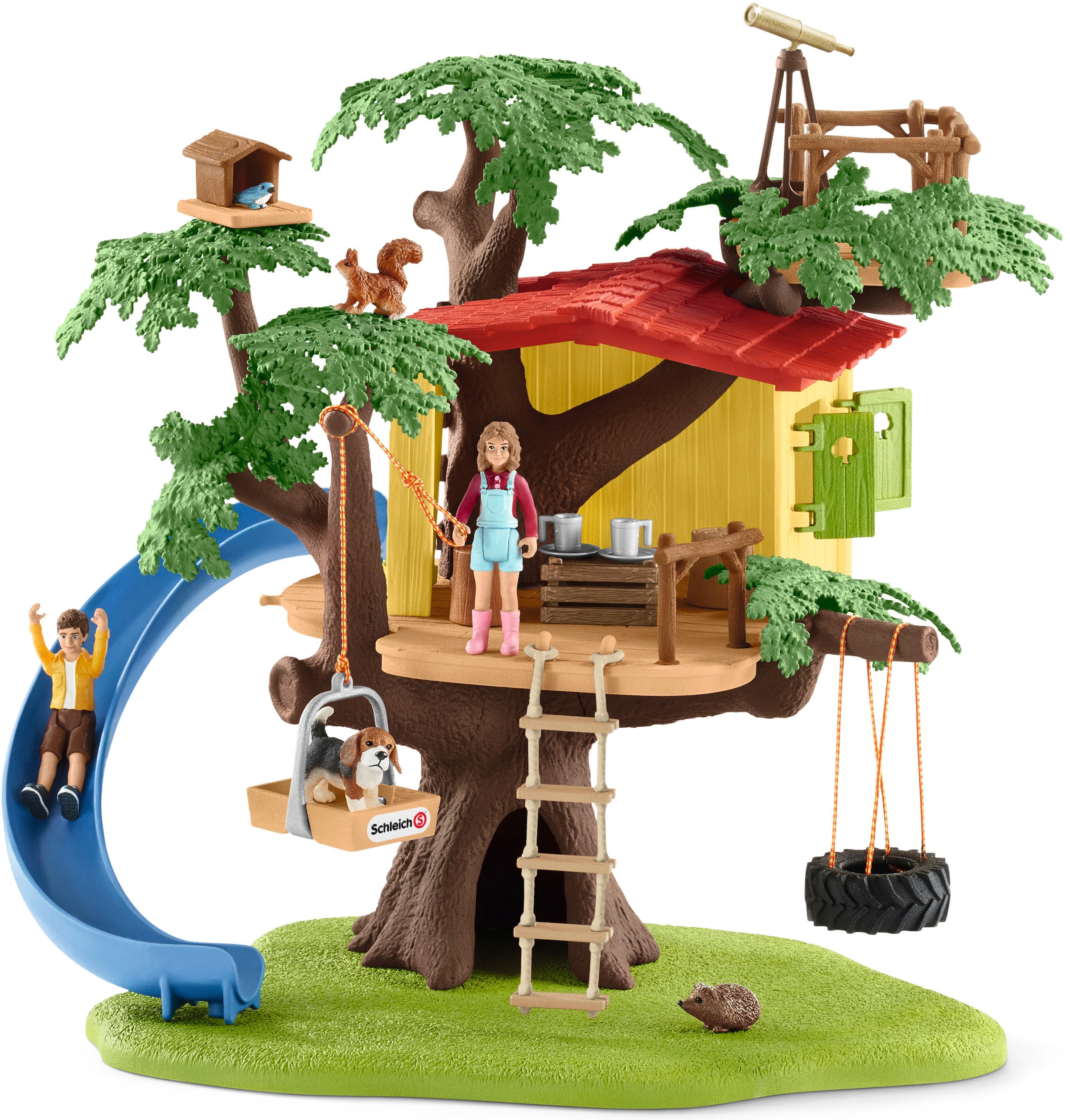 Image of Schleich Spielwelt "FARM WORLD, Abenteuer Baumhaus (42408)" Made in Europe
