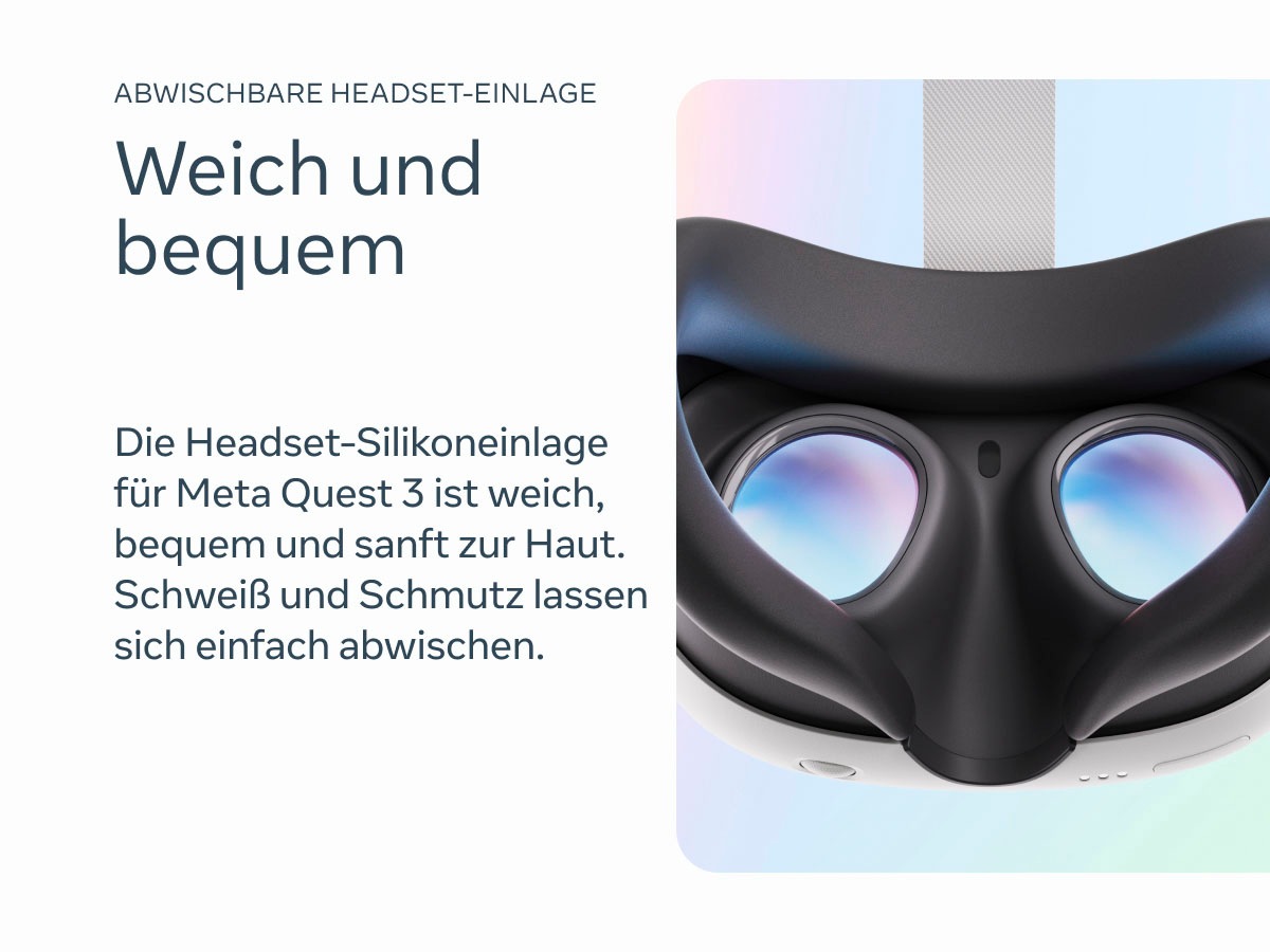 Meta VR Brillen-Halterung »Quest 3 Silicone Facial Interface«