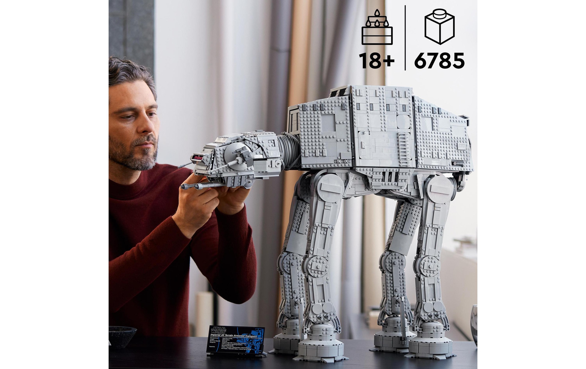 LEGO® Spielbausteine »Star Wars AT-AT 75313«, (6785 St.)