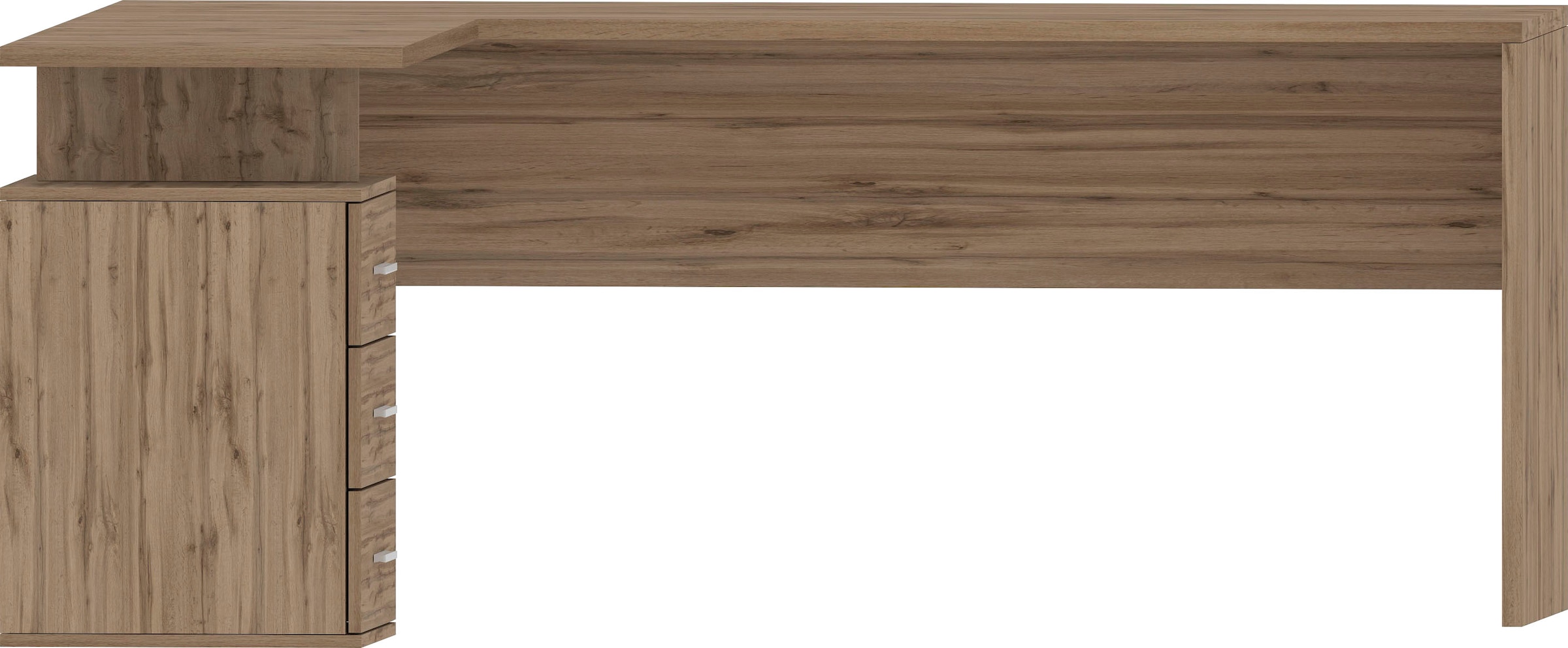 INOSIGN Eckschreibtisch »New Selina«, Schreibtisch mit 3 Schubkästen, Masse 180/100x60x75 cm, Made in Italy