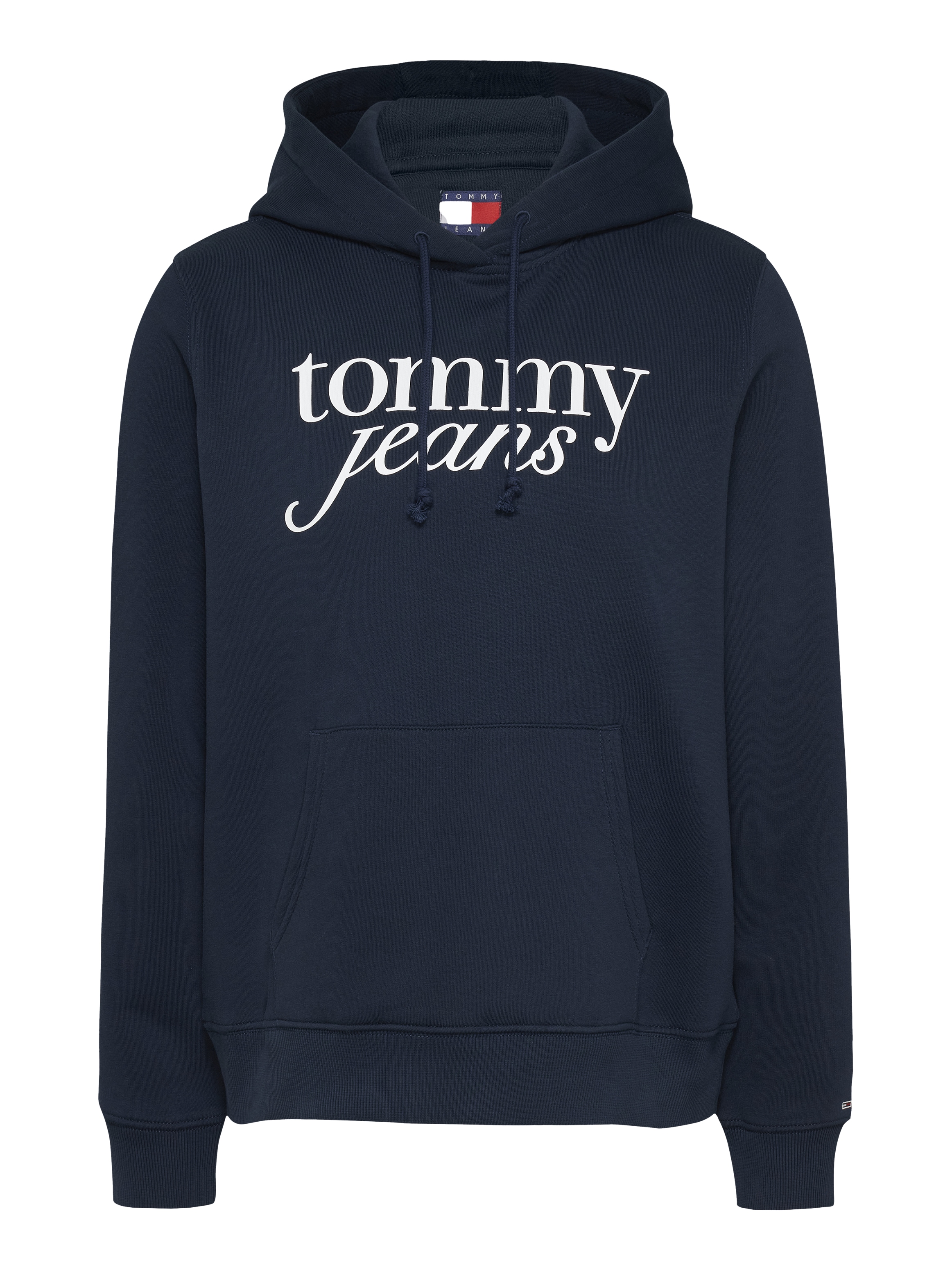 Tommy Jeans Curve Kapuzensweatshirt »TJW REG ESS LOGO HOODIE EXT«, in Grossen Grössen, Kapuze, Logo-Flag