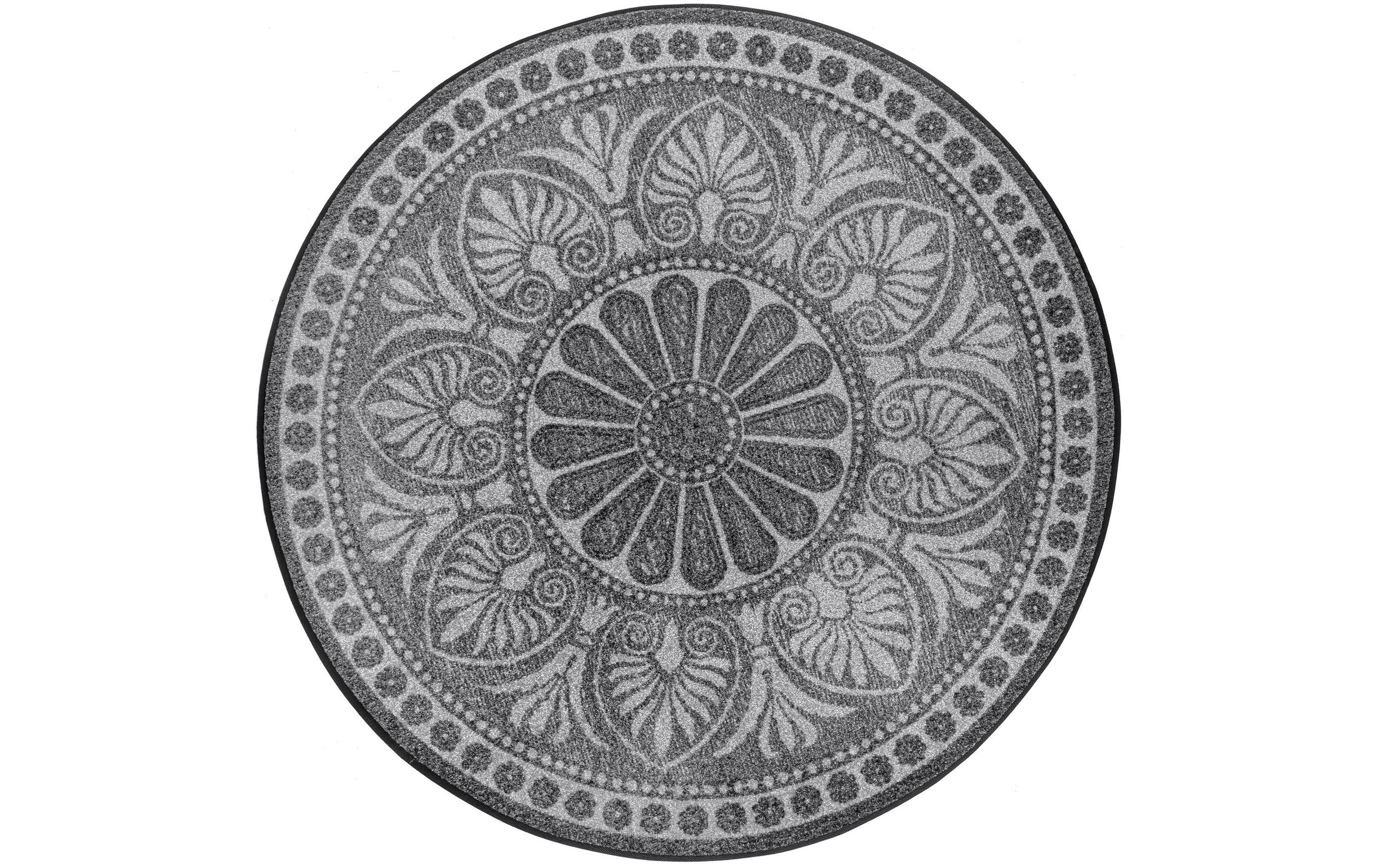 Image of wash+dry by Kleen-Tex Fussmatte »Rotondo ø 115 cm«, quadratisch, - mm Höhe bei Ackermann Versand Schweiz