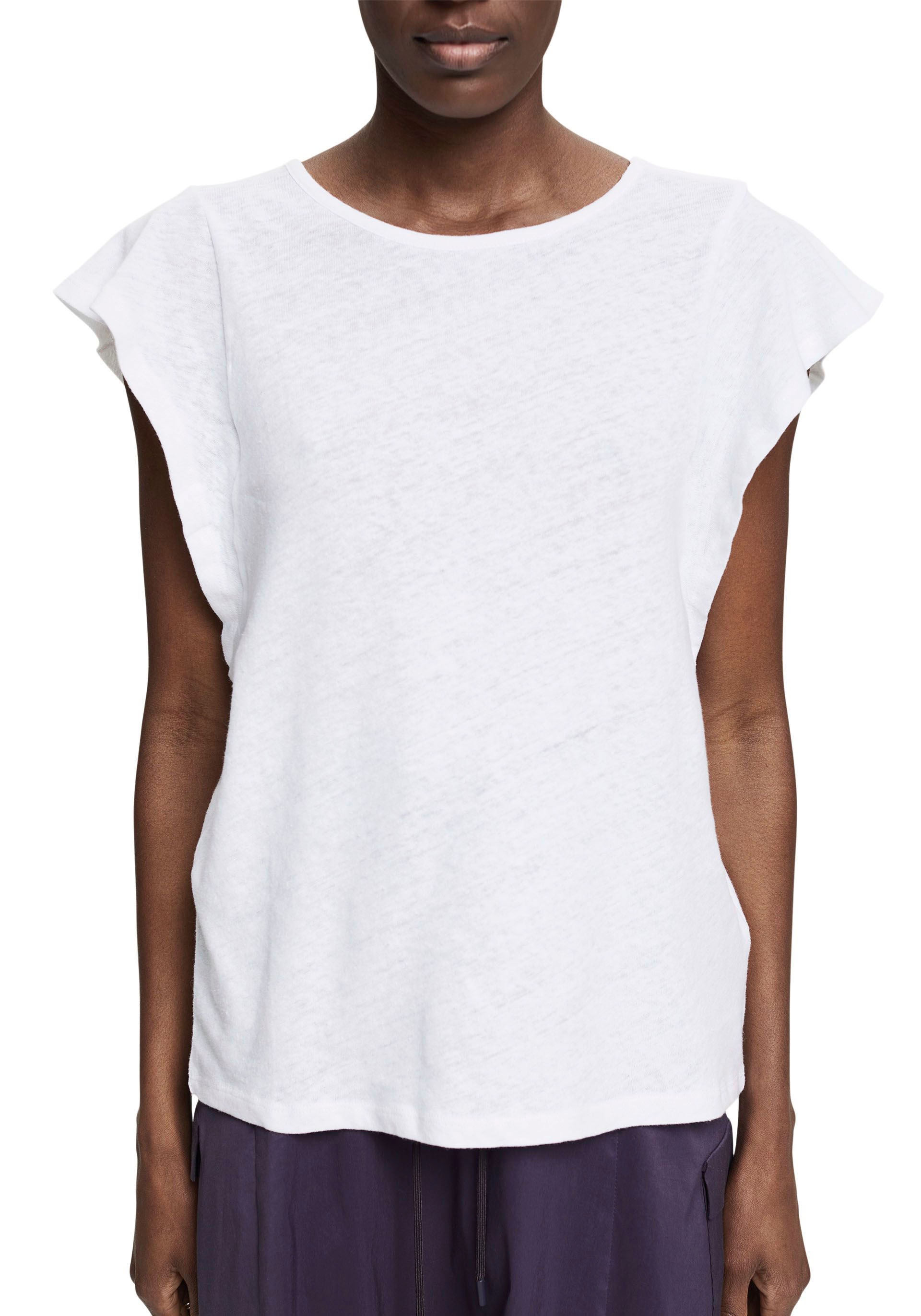 Image of Esprit Rundhalsshirt, in Melange Optik bei Ackermann Versand Schweiz