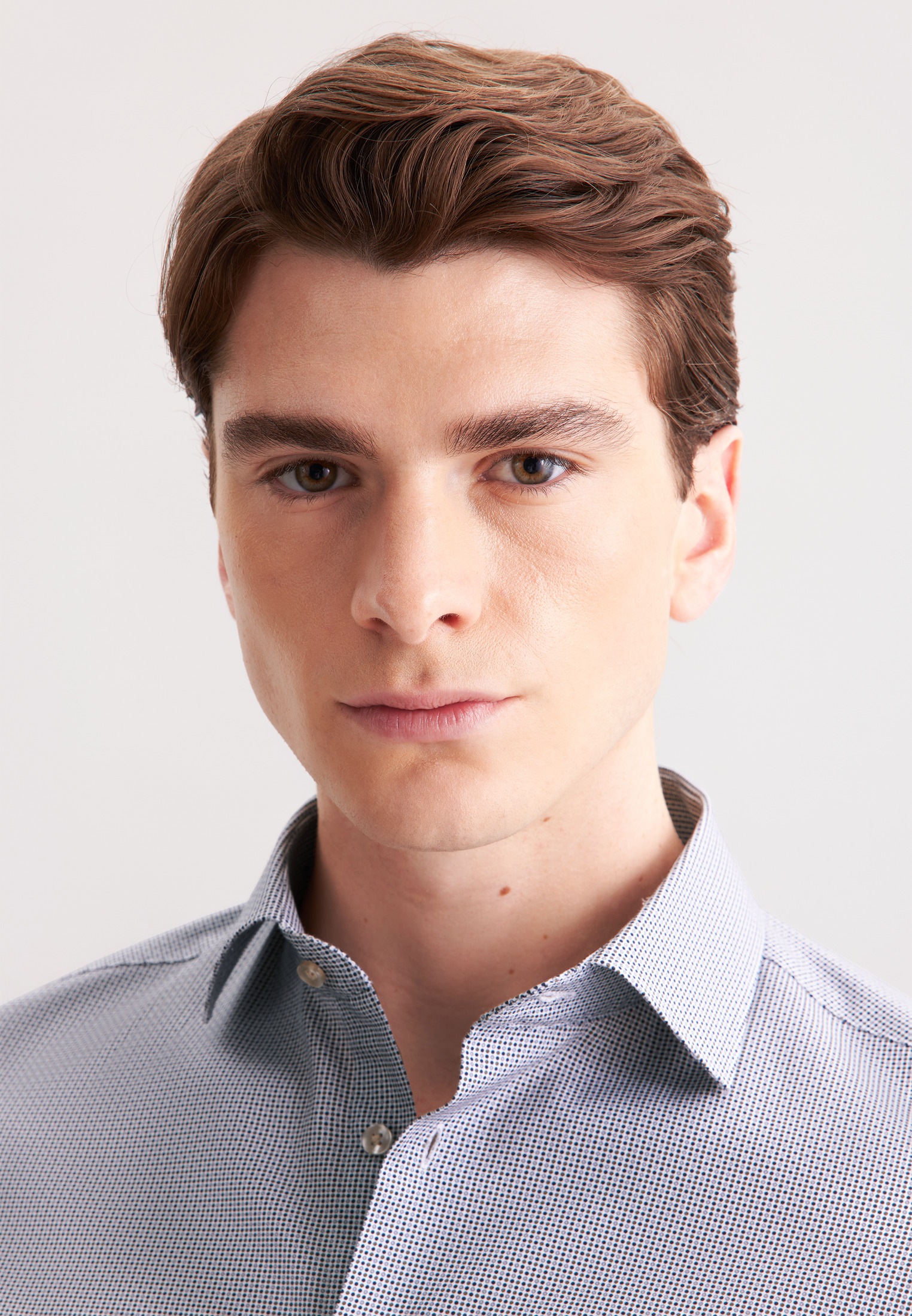 seidensticker Businesshemd »Schwarze Rose« Slim 1/1 Kentkragen Druck