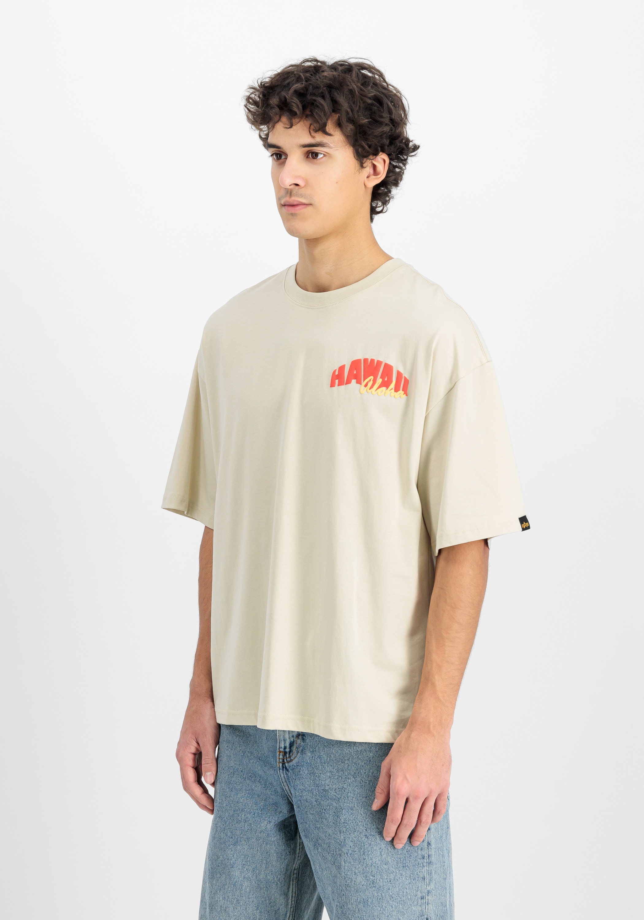 Image of Alpha Industries T-Shirt "Hawaii Aloha Backprint T-Shirt"