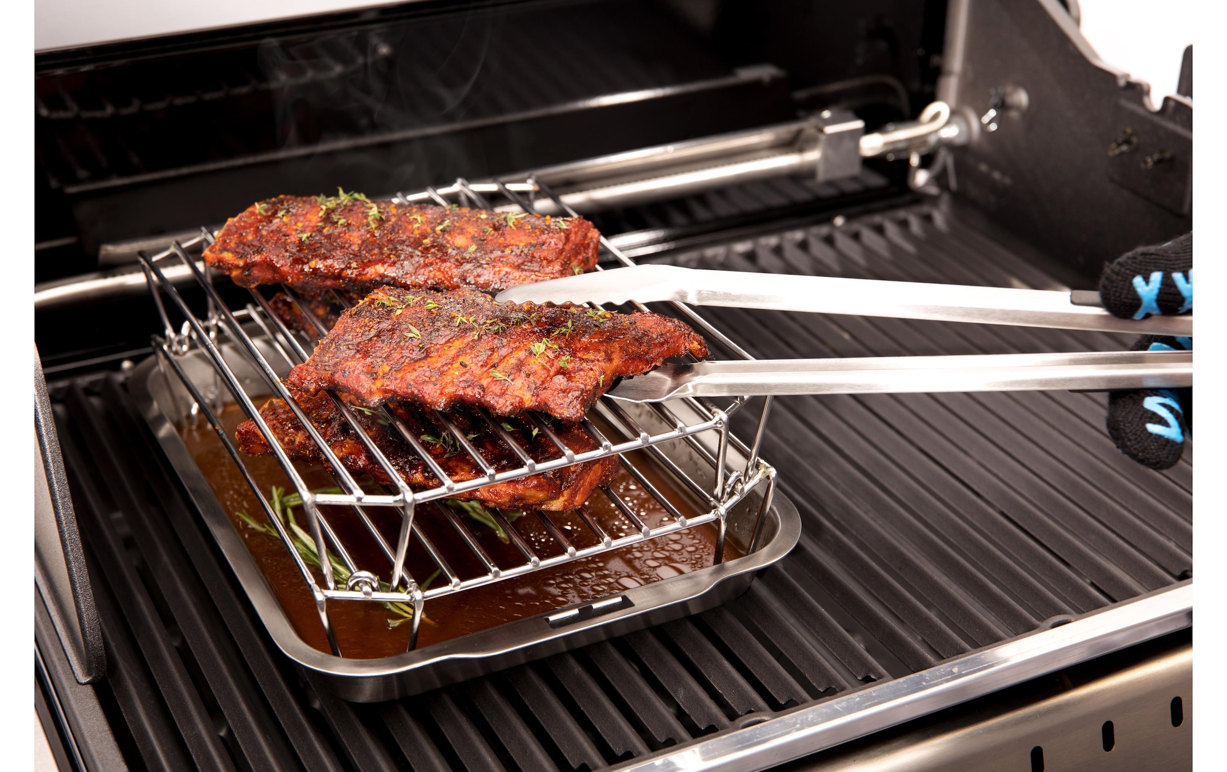 Broil King Grillrost »Stack-A-Rack, 45440 x 45344 cm, Silberfarben«