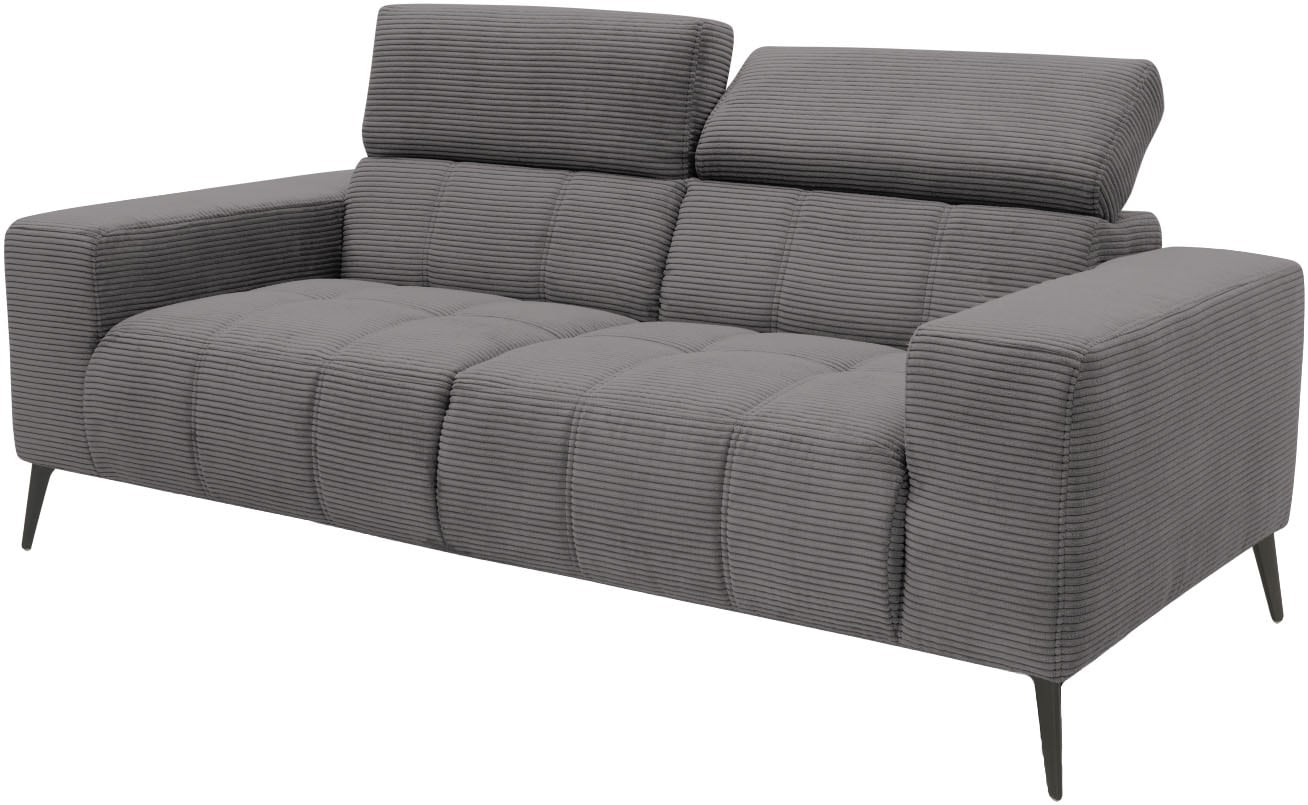 DOMO collection 2-Sitzer »Trento, mit Kufenfuss oder Einzelfuss«, wahlweise mit Kopfteilverstellung und in zwei Grössen erhältlich