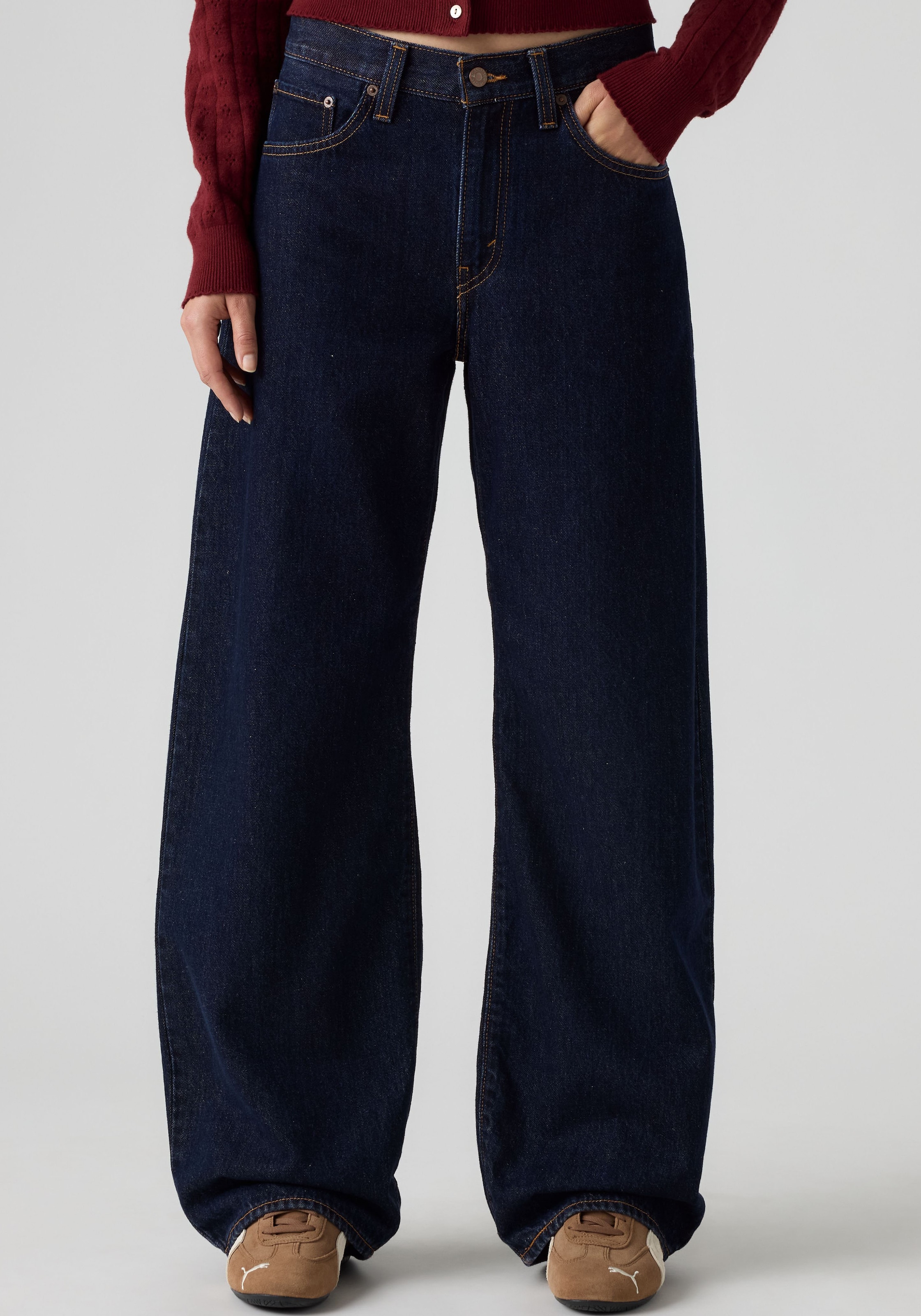 Levi's® 5-Pocket-Jeans »MIDDY BALLOON« mit weitem Bein
