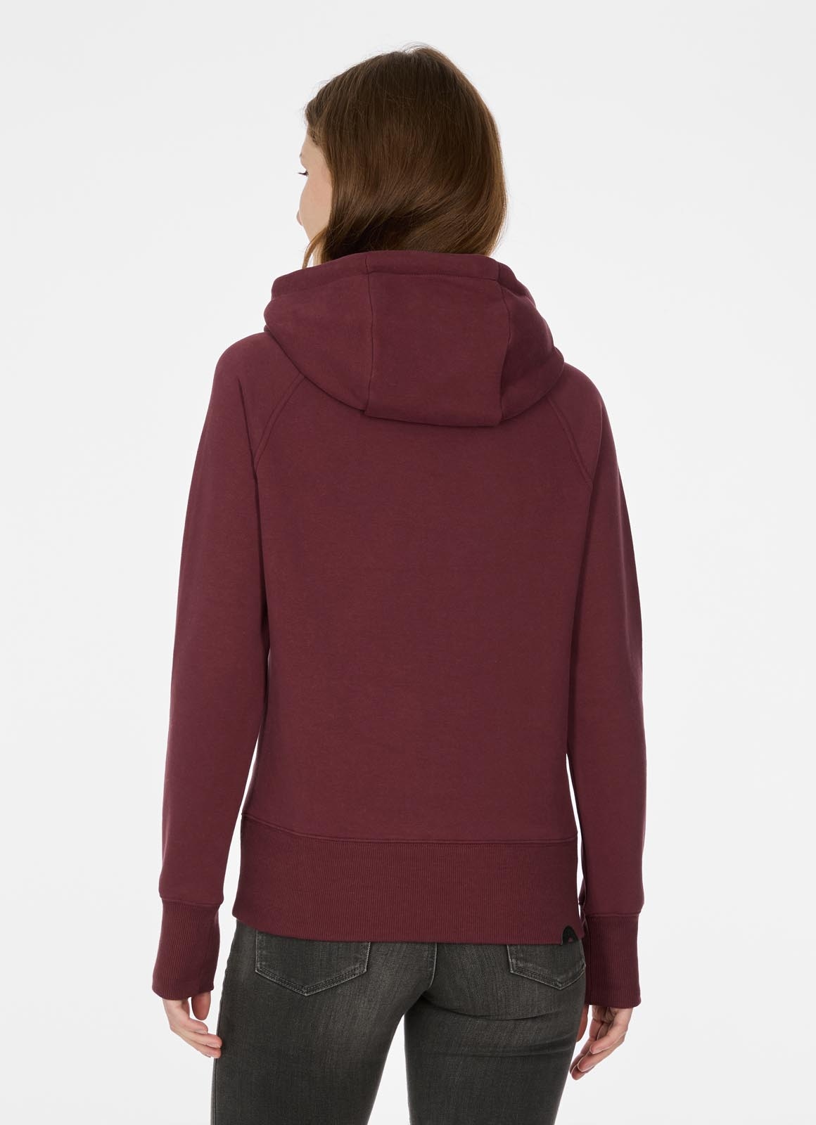 Ragwear Sweat à capuche »ELNOA«, brushed, stretchy, super softe Qualität, mit breitem Saum und Kapuze
