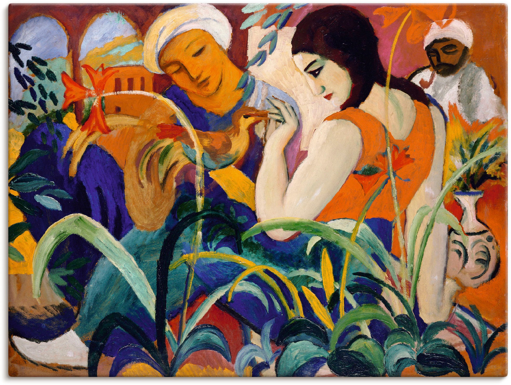 Image of Artland Wandbild »Orientalische Frauen. 1912«, Gruppen & Familien, (1 St.), in vielen Grössen & Produktarten -Leinwandbild, Poster, Wandaufkleber / Wandtattoo auch für Badezimmer geeignet bei Ackermann Versand Schweiz