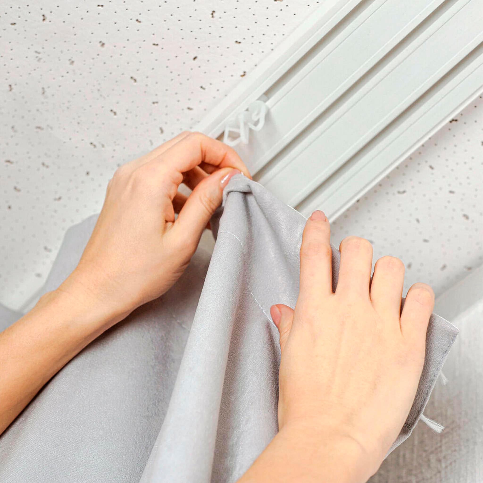 SN DECO GROUP Gardinenschiene SH, 3-läufig, Fixmass, mit Bohren, verschraubt, Kunststoff