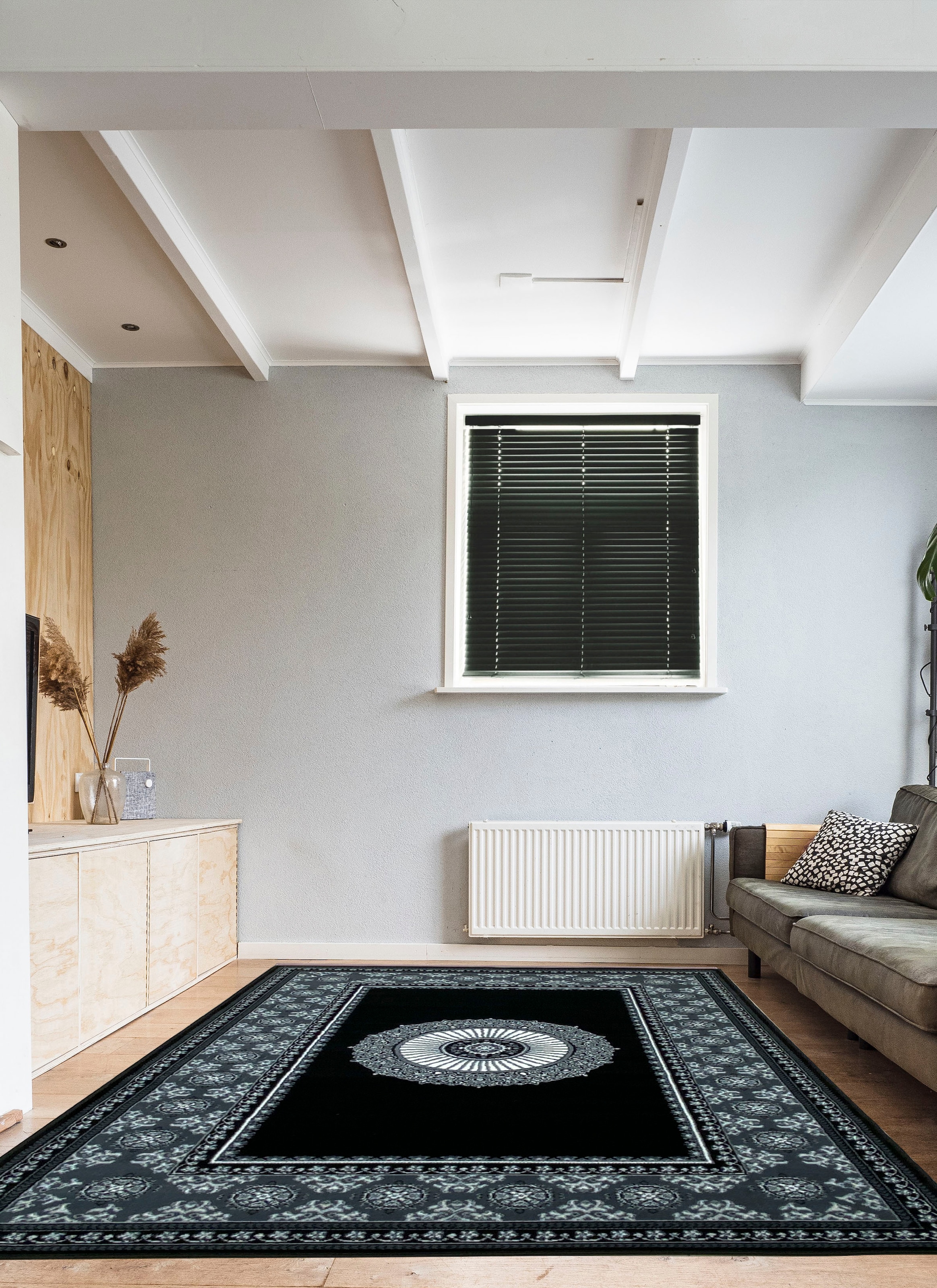 Home affaire Teppich »Shari«, rechteckig, Orient-Optik, mit Bordüre, Teppich, Kurzflor, Weich, Pflegeleicht