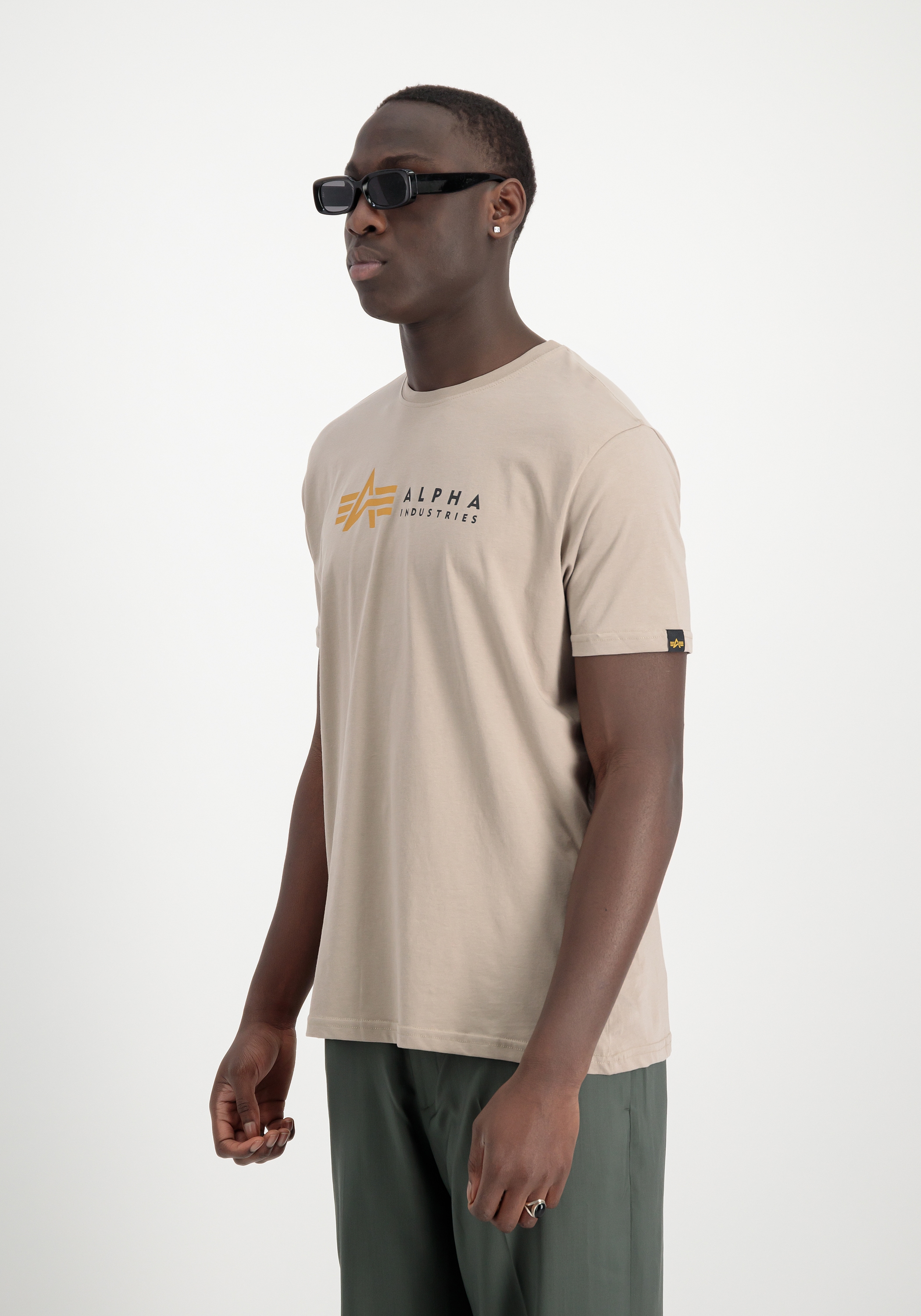 Image of Alpha Industries T-Shirt "Alpha Label T-Shirt"