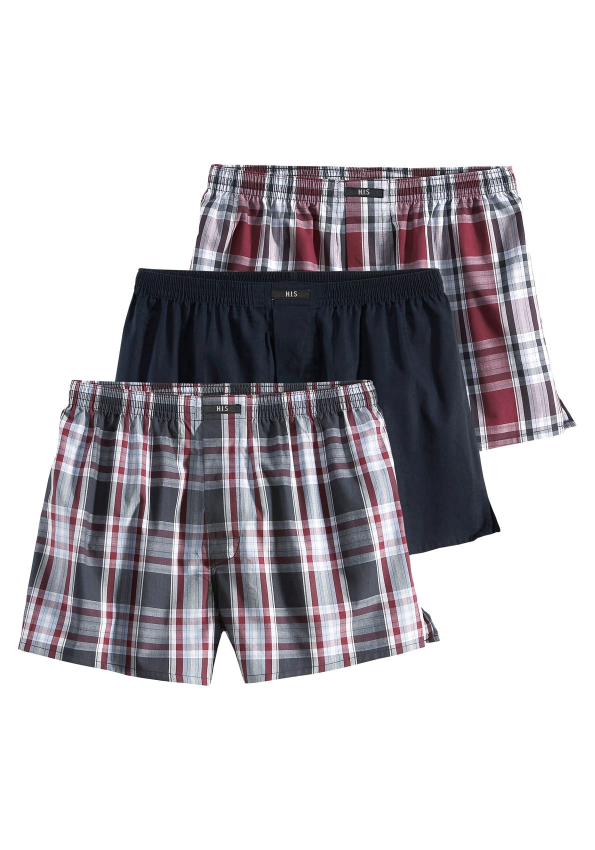 H.I.S Webboxer Packung, 3 Stk. in bequemer Passform