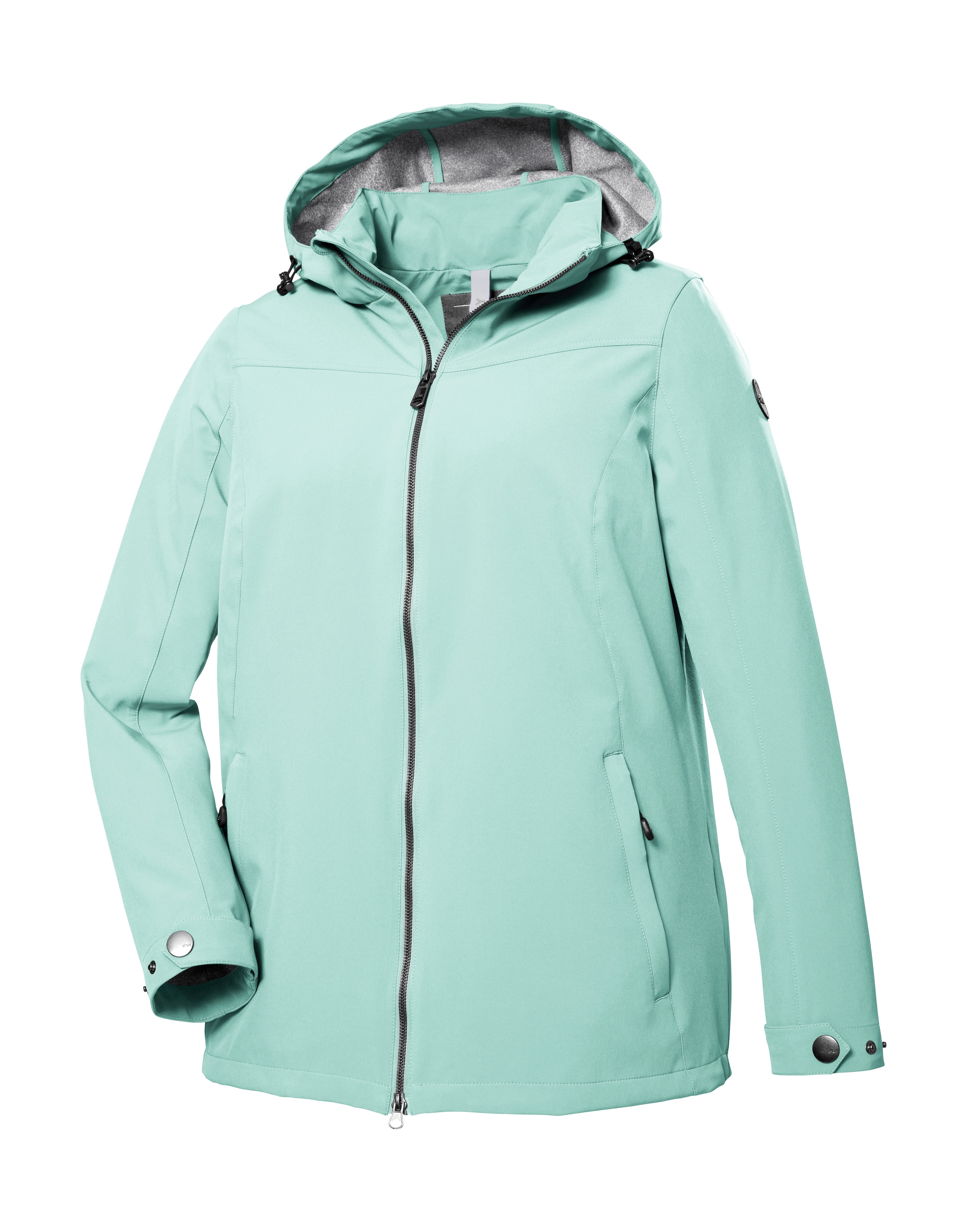 STOY Softshelljacke »STS 1 WMN SFTSHLL JCKT«, Damen Softshelljacke: wasserabweisend, winddicht, atmungsaktiv