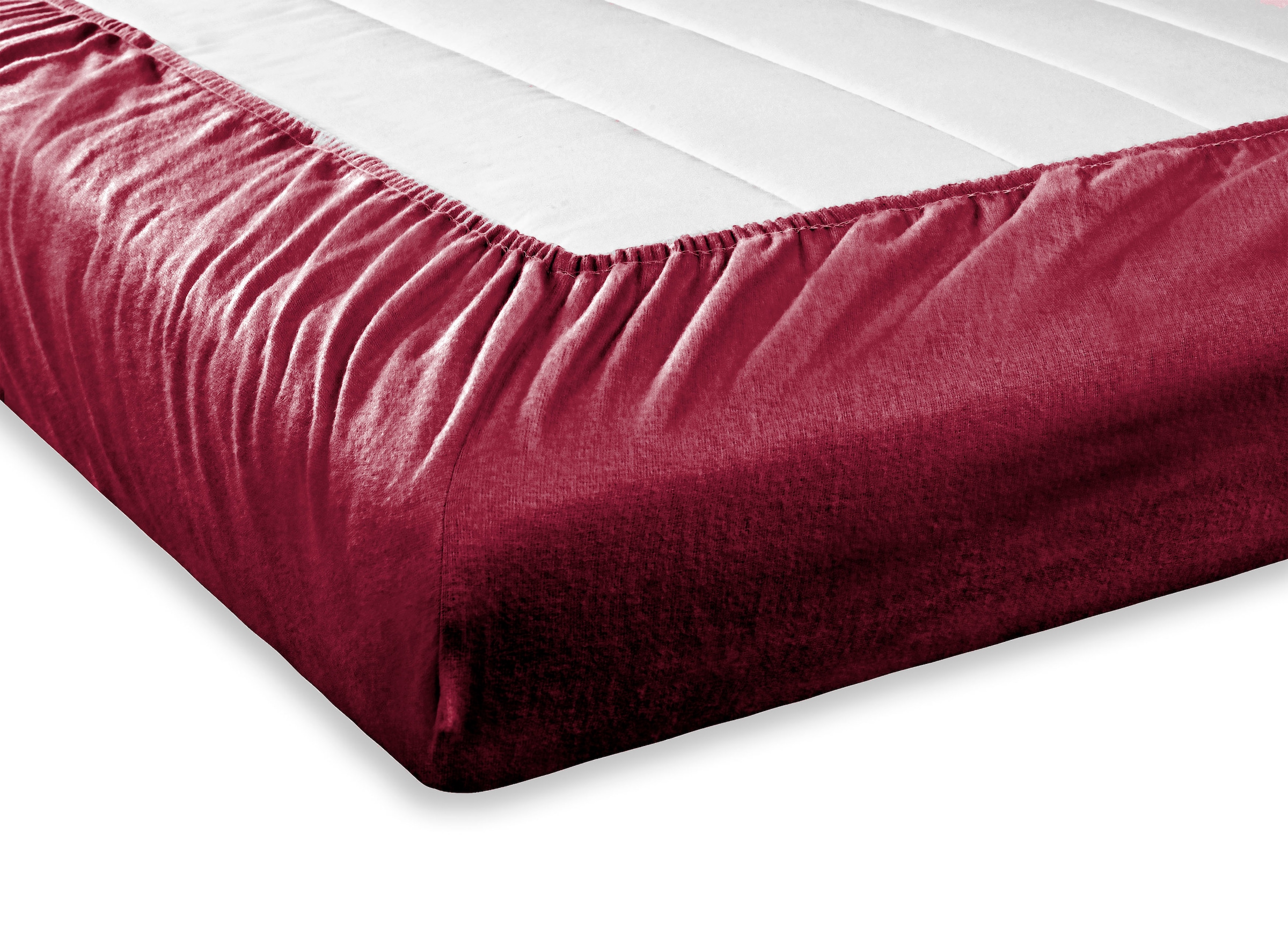 SETEX Spannbettlaken »Feinbiber in Gr. 70x140, 90x200, 140x200 oder 180x200 cm«, für Matratzen bis 23 cm Höhe, Winter, Bettlaken