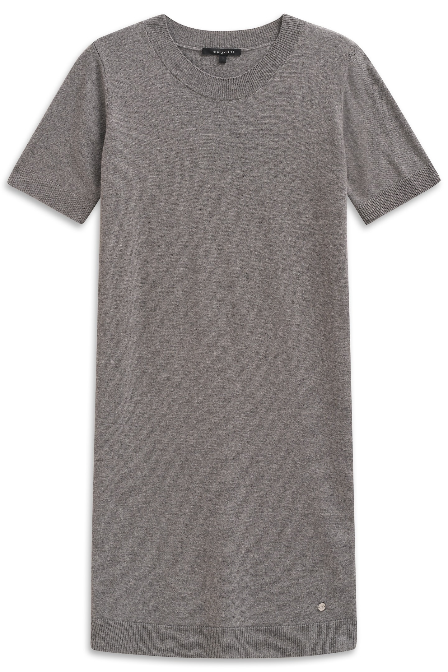 bugatti Strickkleid »Rundhalsausschnitt« aus einem edlen Wolle-Kaschmir-Mix
