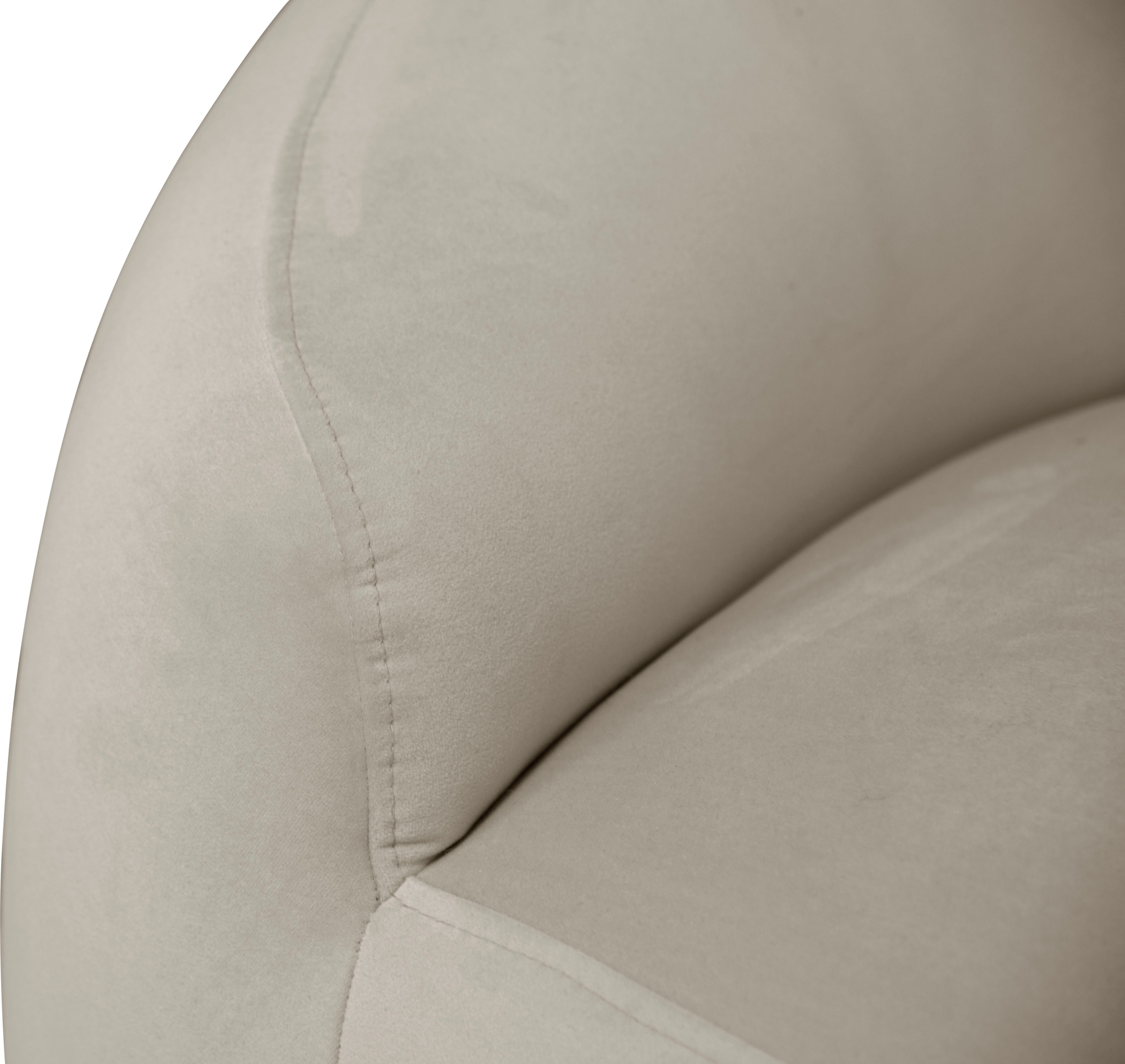 LeGer Home by Lena Gercke Ecksofa »YANI L-Form, Designersofa, organische Form, Masse B/T/H: 255/170/81 cm«, mit Wellenunterfederung, auch in Bouclé, Recamiere rechts/links