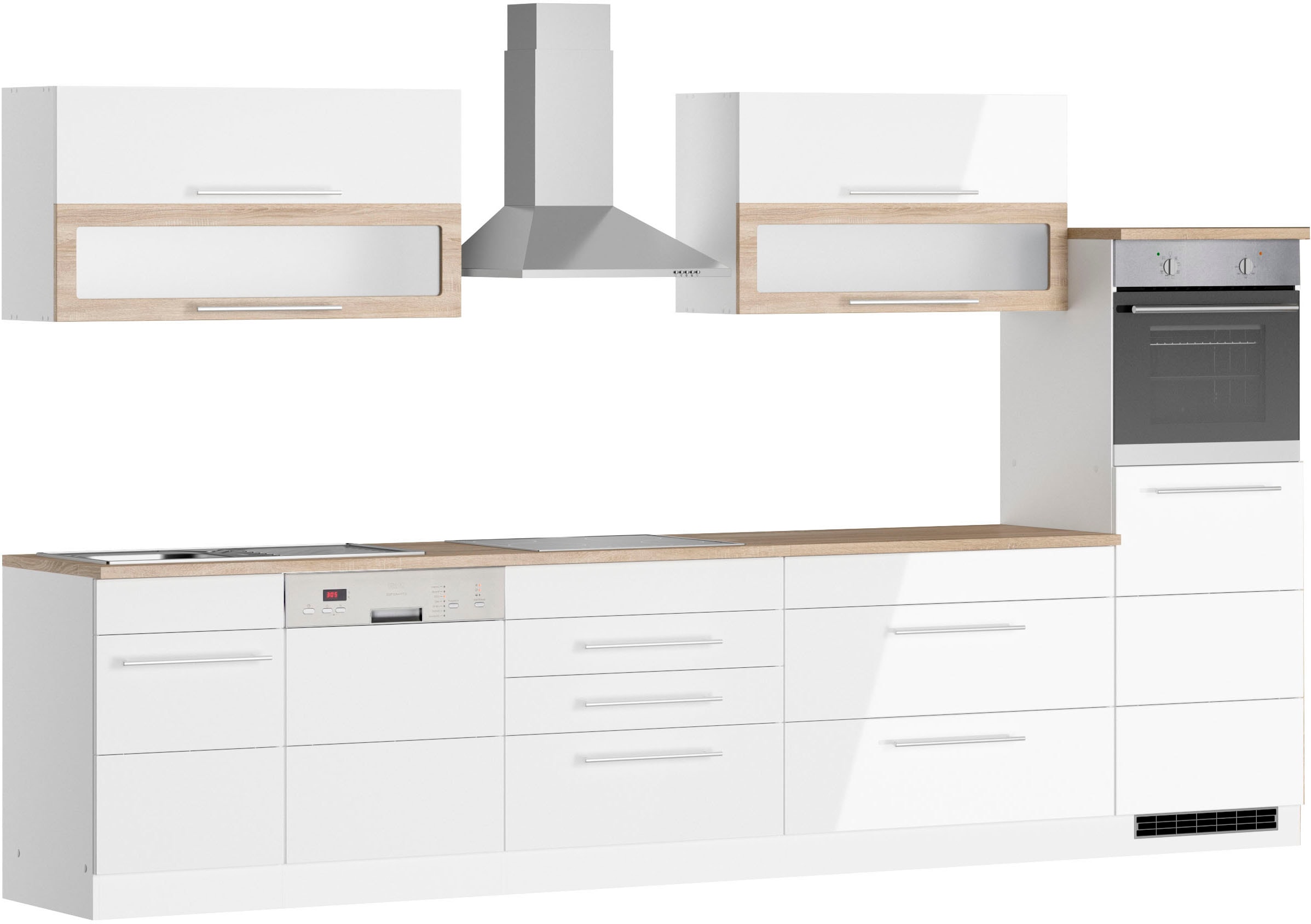 Image of KOCHSTATION Küchenzeile "KS-Wien" Breite 350 cm, wahlweise mit E-Geräten