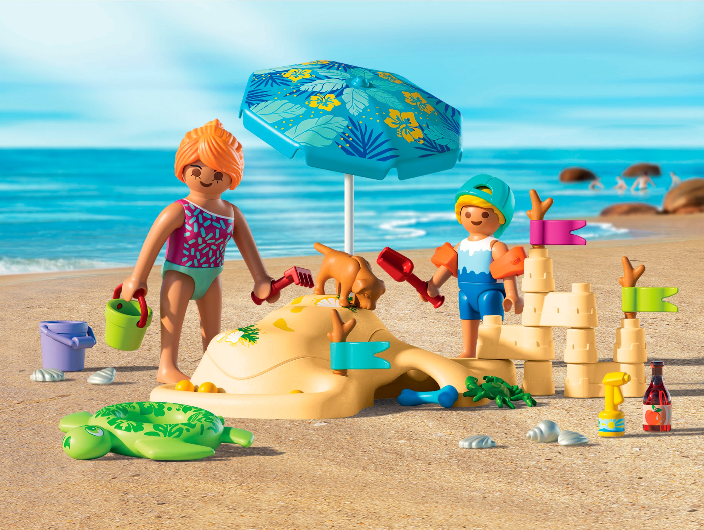 Playmobil® Jeu de construction »Familienspass am Strand (71906), My Life« Made in Europe