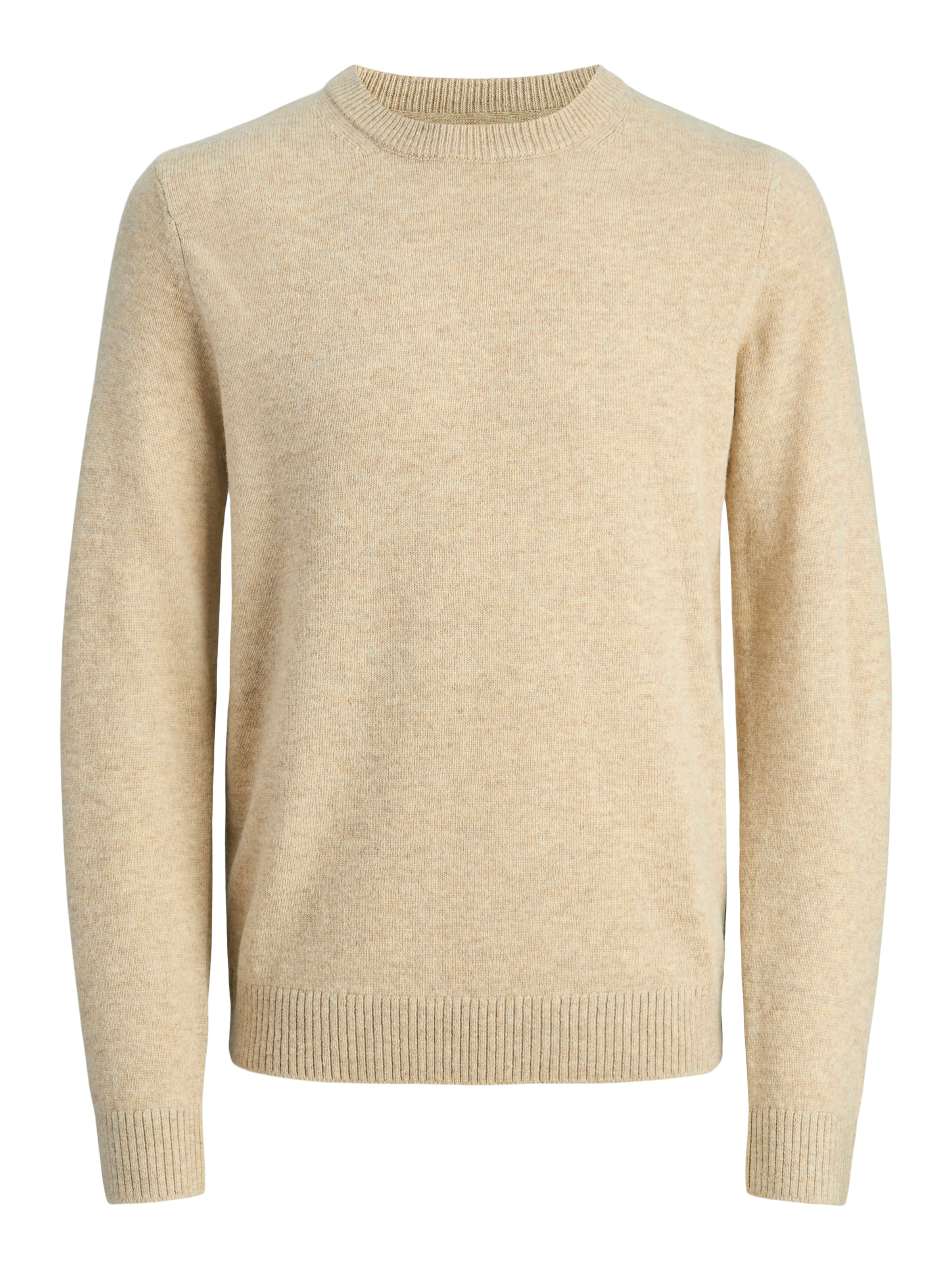 Jack & Jones Rundhalspullover »JPRBLULAMBSWOOL KNIT CREW NECK«