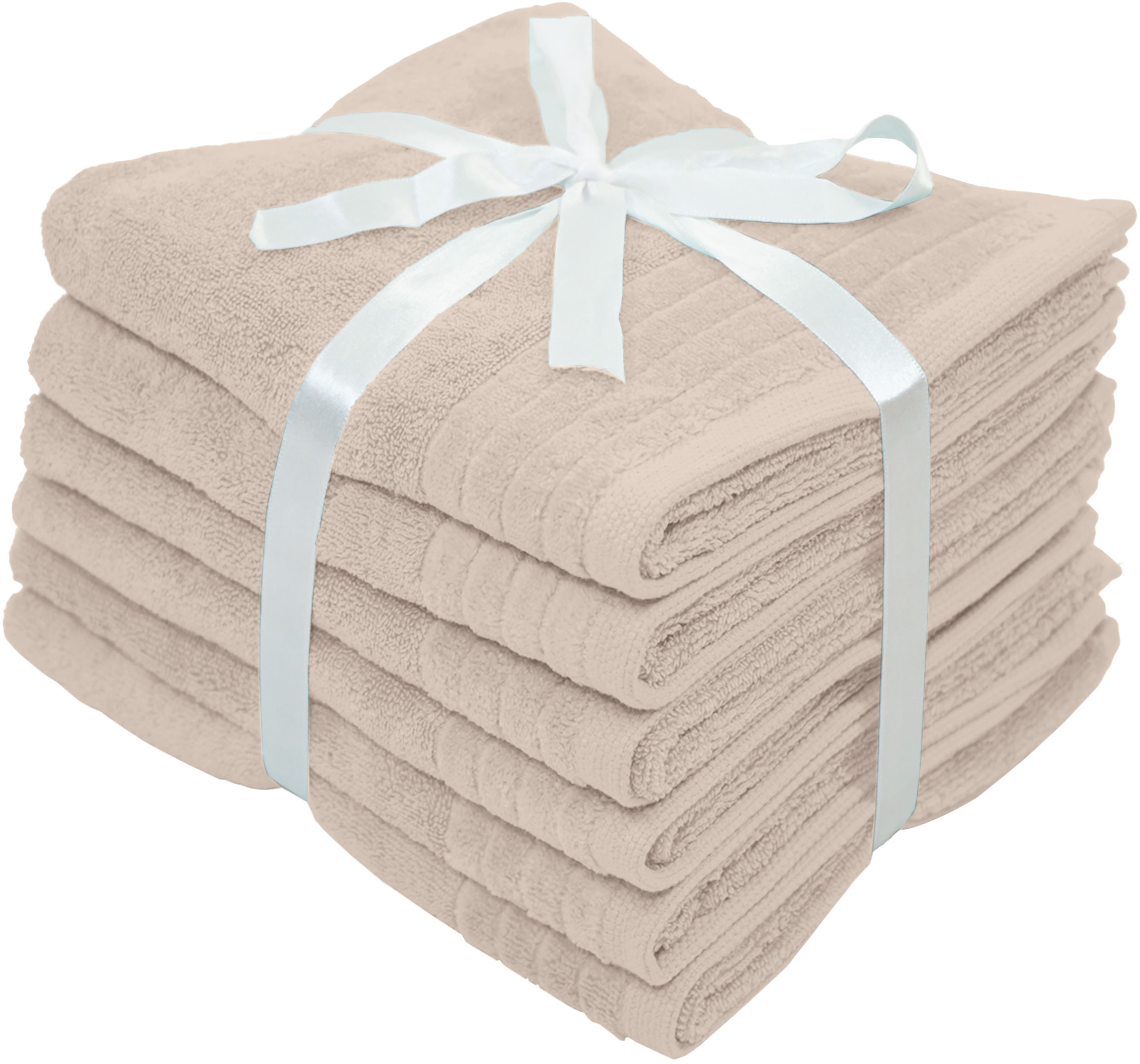 Image of GOODproduct Handtücher "Sanremo Premium, Premium Handtücher, 600 gr/m², 40x70cm" mit Bordüre, flauschig & weich, dicke Qualität, 5 Jahre Garantie