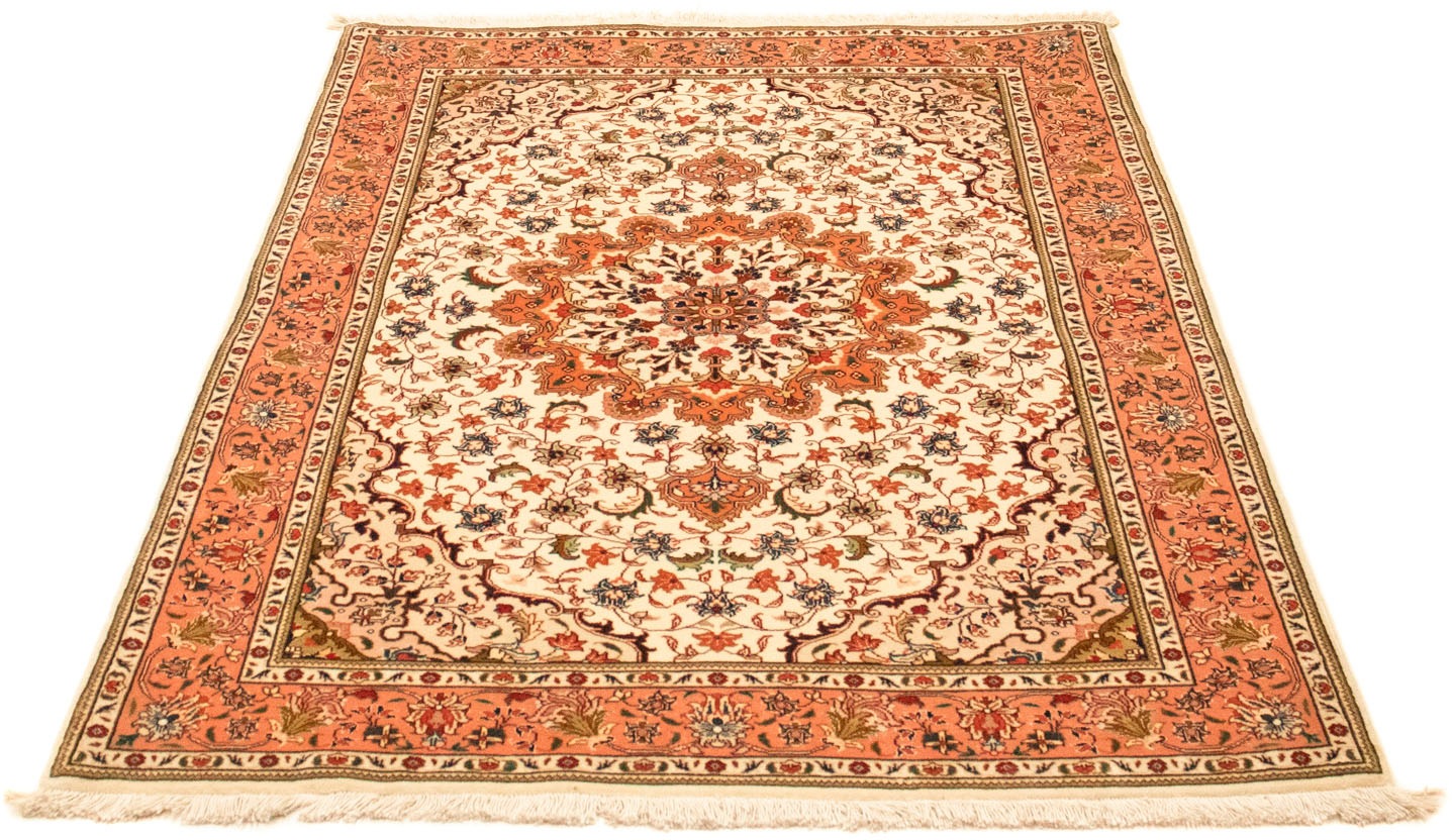 Image of morgenland Teppich »Täbriz 40 Raj Teppich handgeknüpft schwarz«, rechteckig, 7 mm Höhe, handgeknüpft bei Ackermann Versand Schweiz