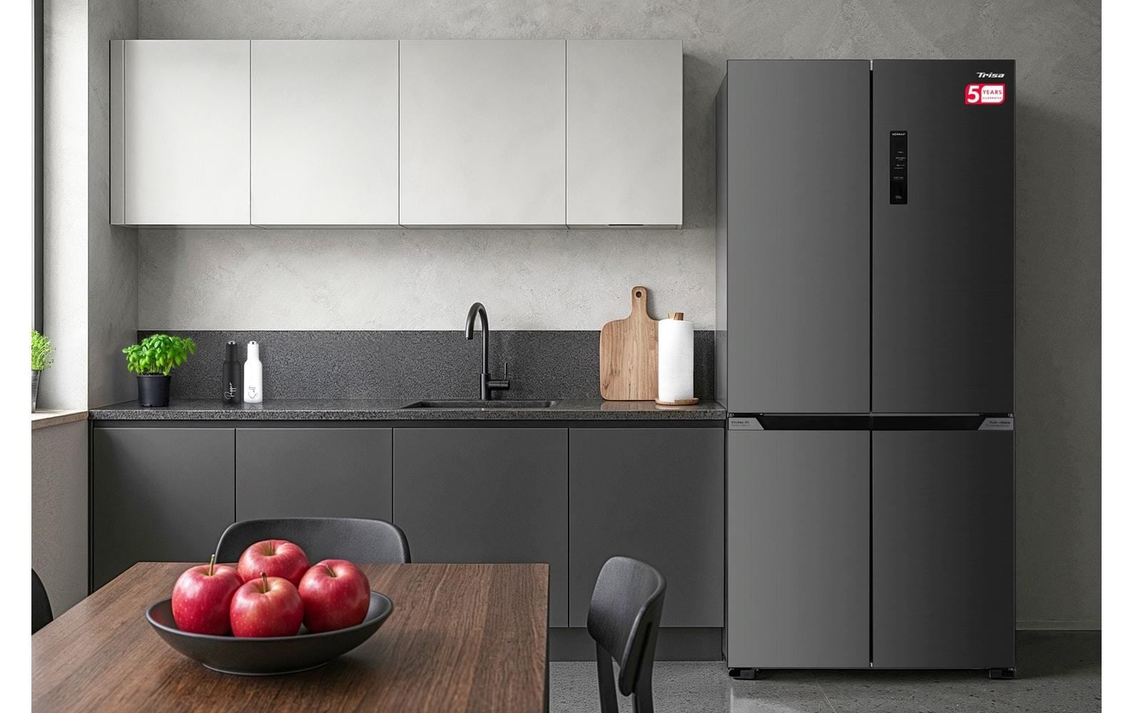 Trisa Kühl-/Gefrierkombination »Trisa Foodcenter Slot-in« 190,2 cm hoch 90,5 cm breit