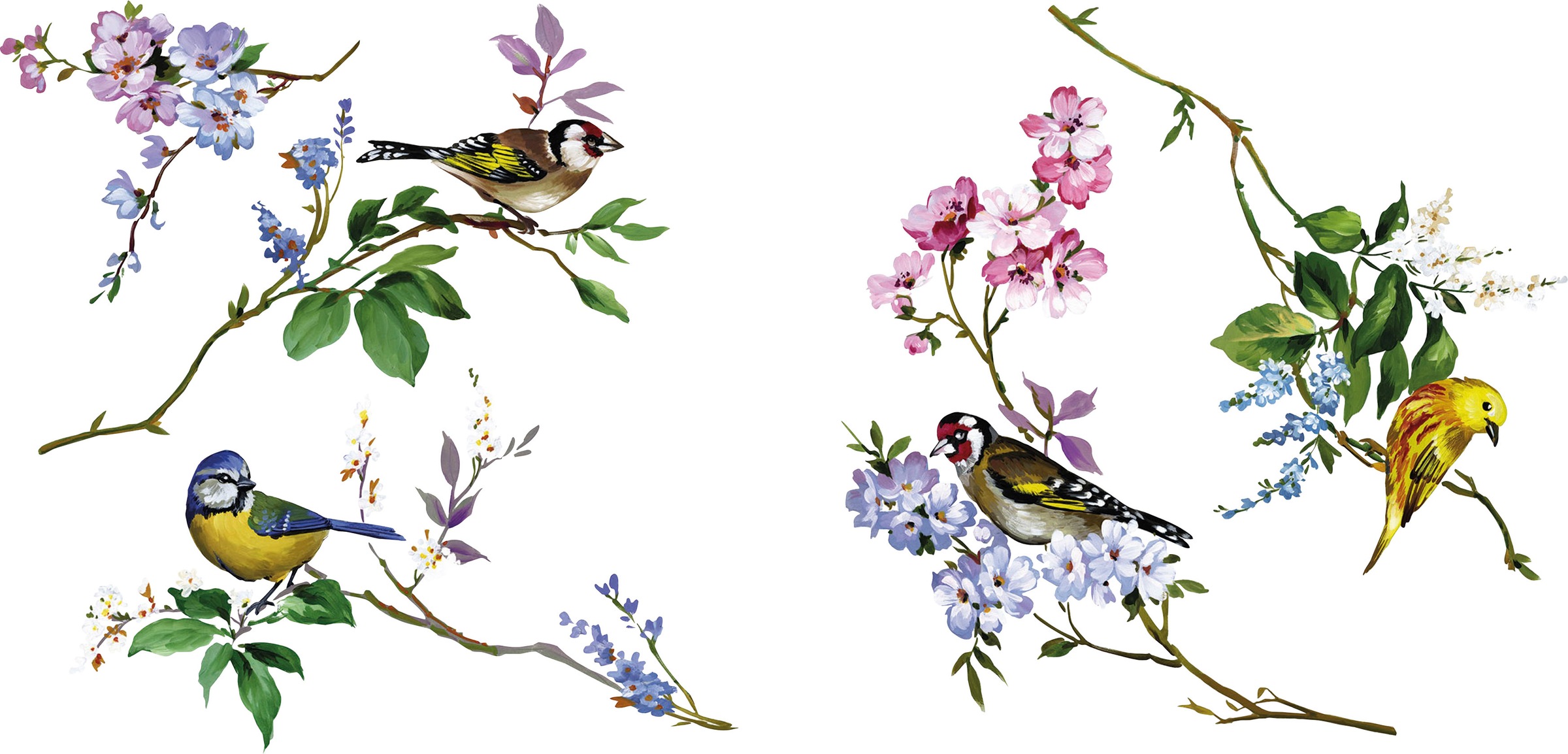 Image of Komar Fensterdekoration »Wedding Birds«, (1 St.), 2 Bogen in der Grösse 31x31 cm bei Ackermann Versand Schweiz