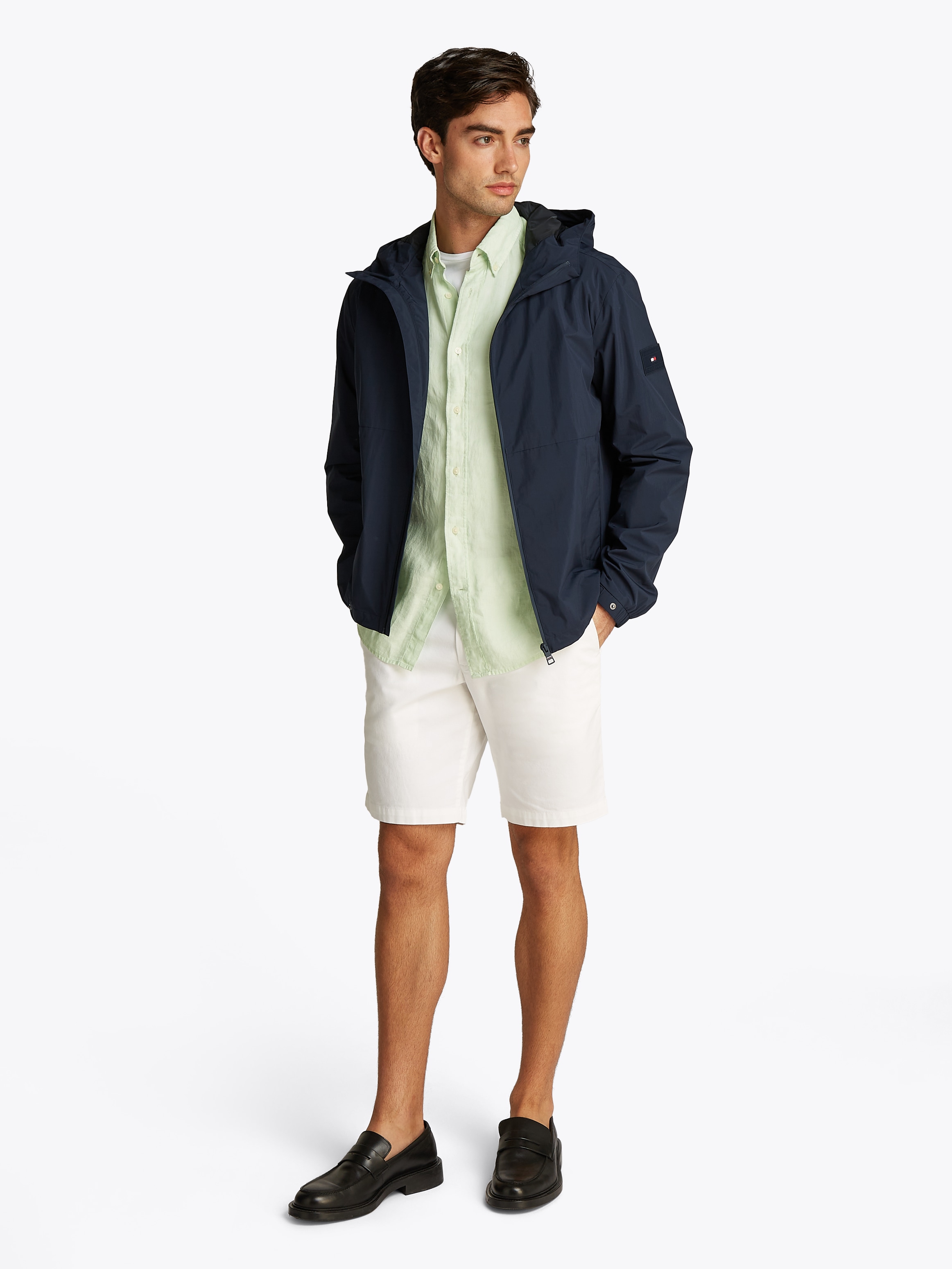 Tommy Hilfiger Kurzjacke »BRANDED HOODED JACKET«, mit Kapuze