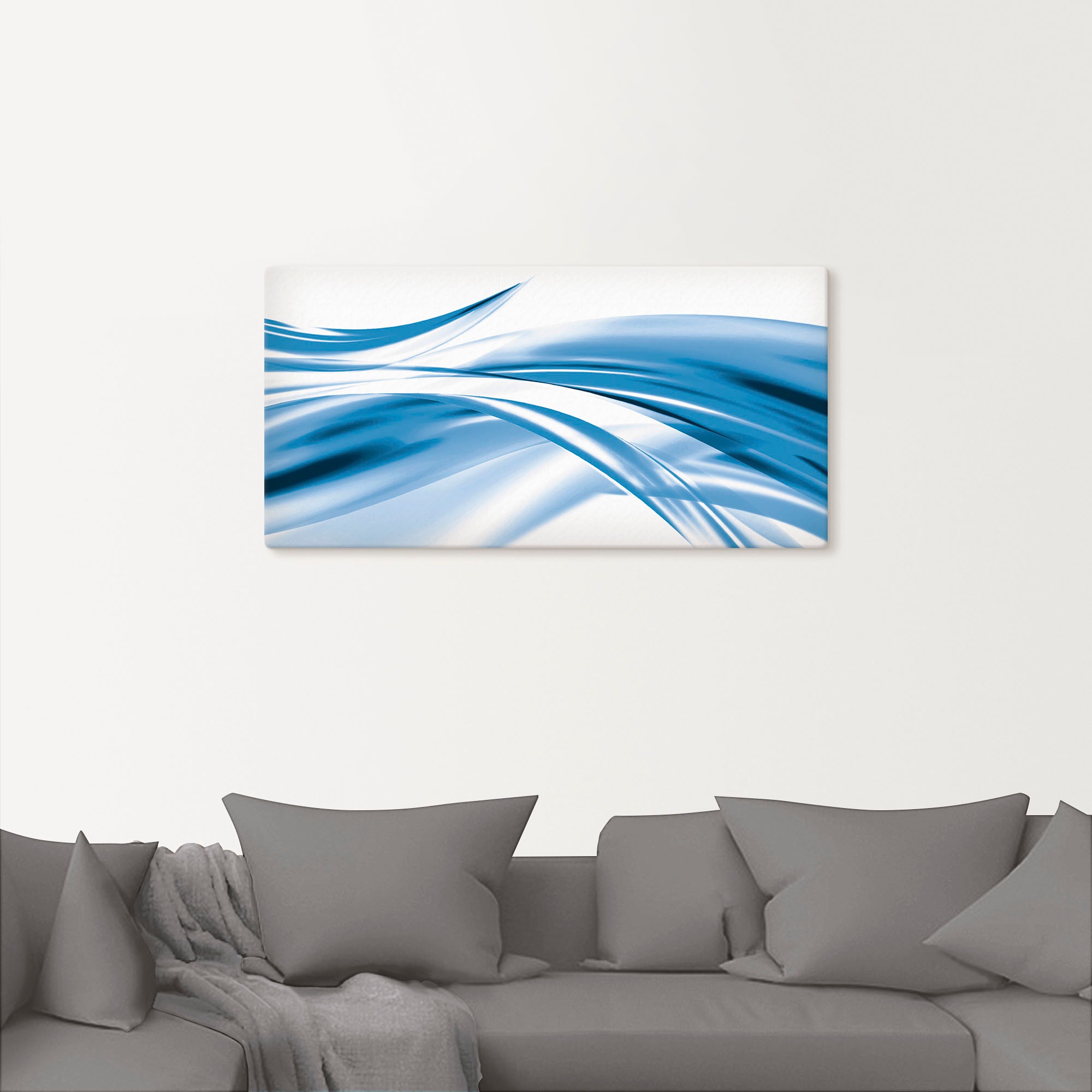 Artland Wandbild »Schöne Welle - Abstrakt«, Gegenstandslos, (1 St.), als Alubild, Leinwandbild, Wandaufkleber oder Poster in versch. Grössen