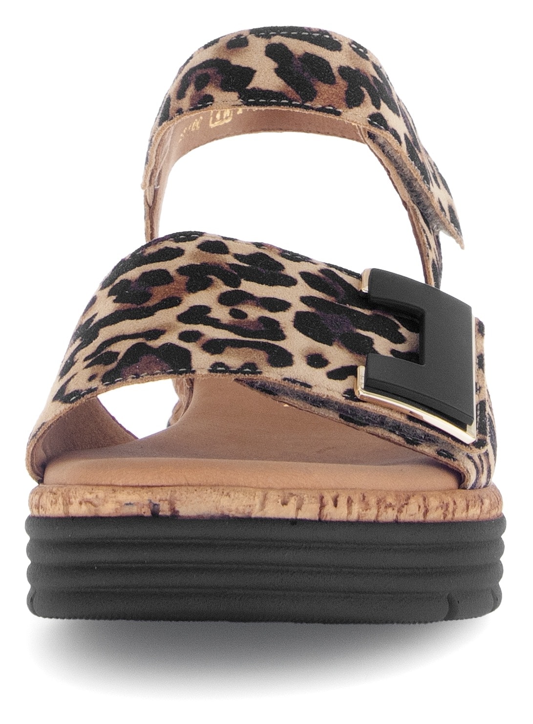 Gabor Sandales compensées »GENUA«  , Riemchensandale, Komfortschuh, Schmuckelement, G-Weite