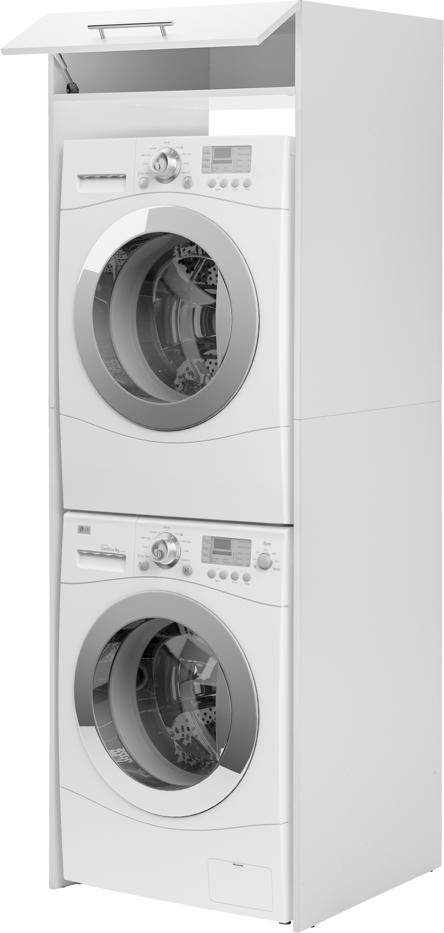 RESPEKTA Waschmaschinenumbauschrank »Clara« (B x T x H)  67,4 x 67,6 cm x 200 cm