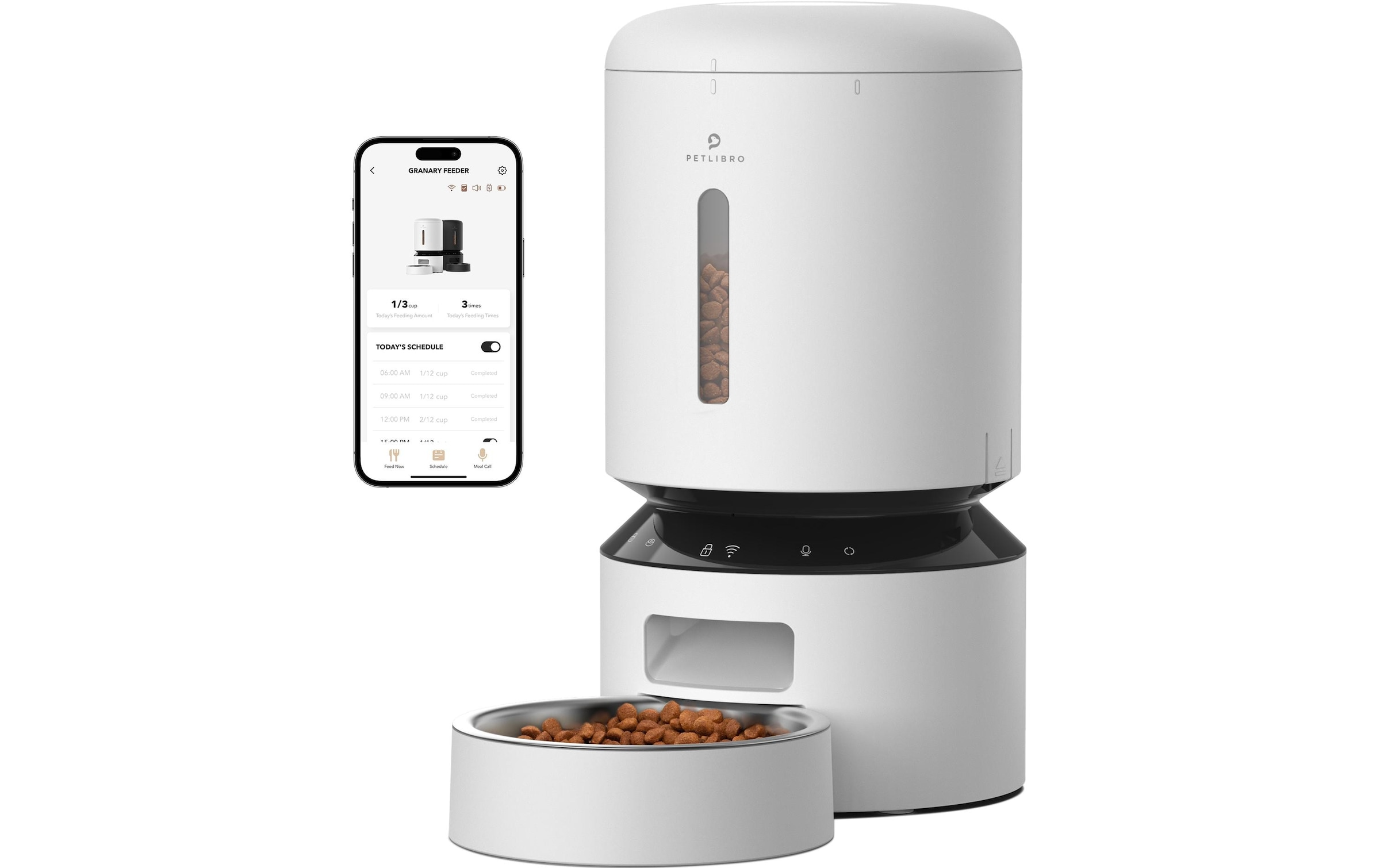 Futterautomat »Granary Wifi Feeder, 5 l, Weiss«