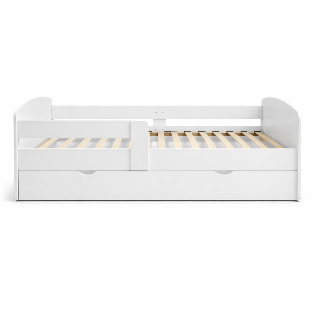 GOODproduct Stauraumbett »Cocolino, Daybett, Stauraumbett, Kinderbett, Einzelbett, Funktionsbett« mit Lattenrost, ausziehbarer Schublade, Liegefläche 90 x 200 cm