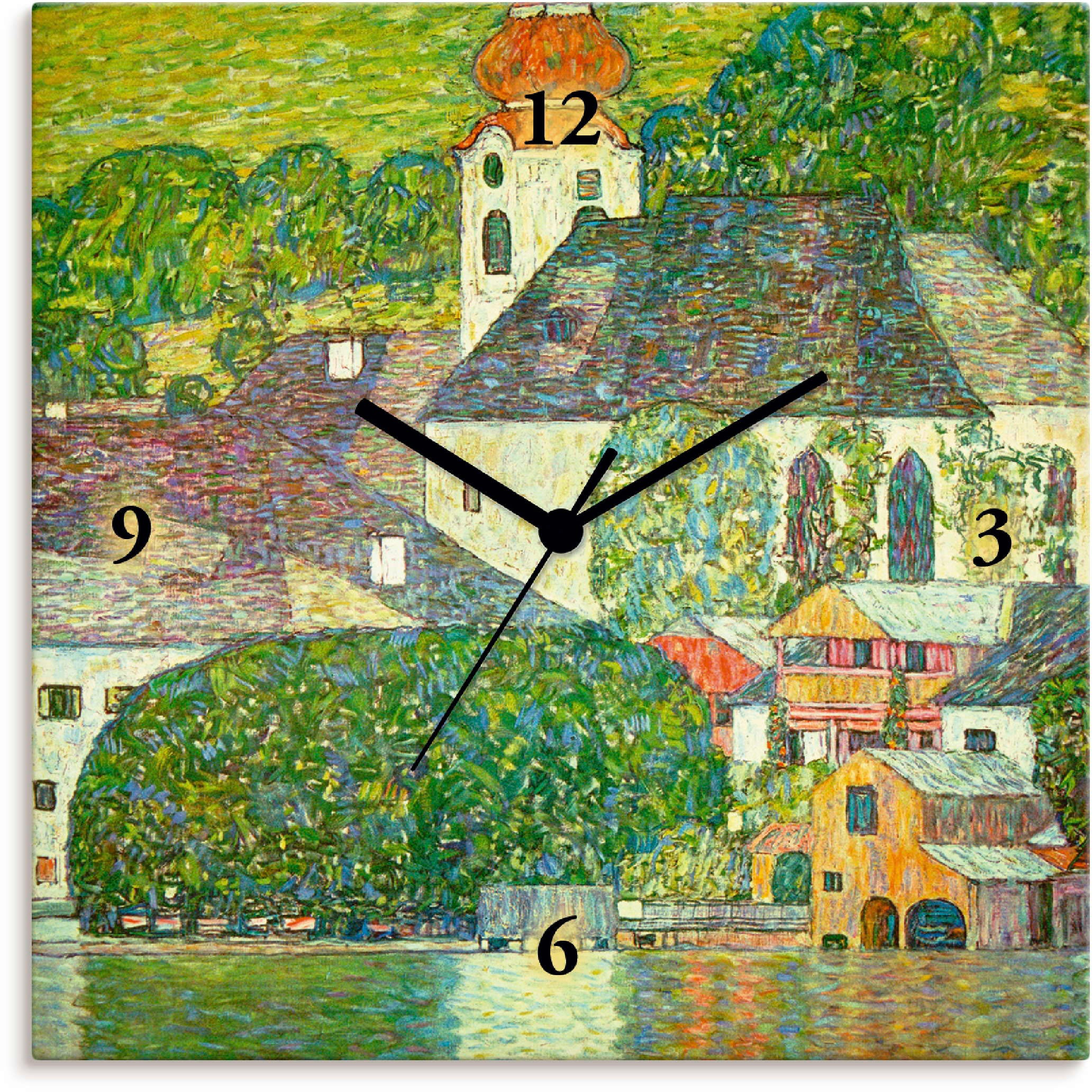 Image of Artland Wanduhr »Kirche in Unterach am Attersee. (D.198)« bei Ackermann Versand Schweiz